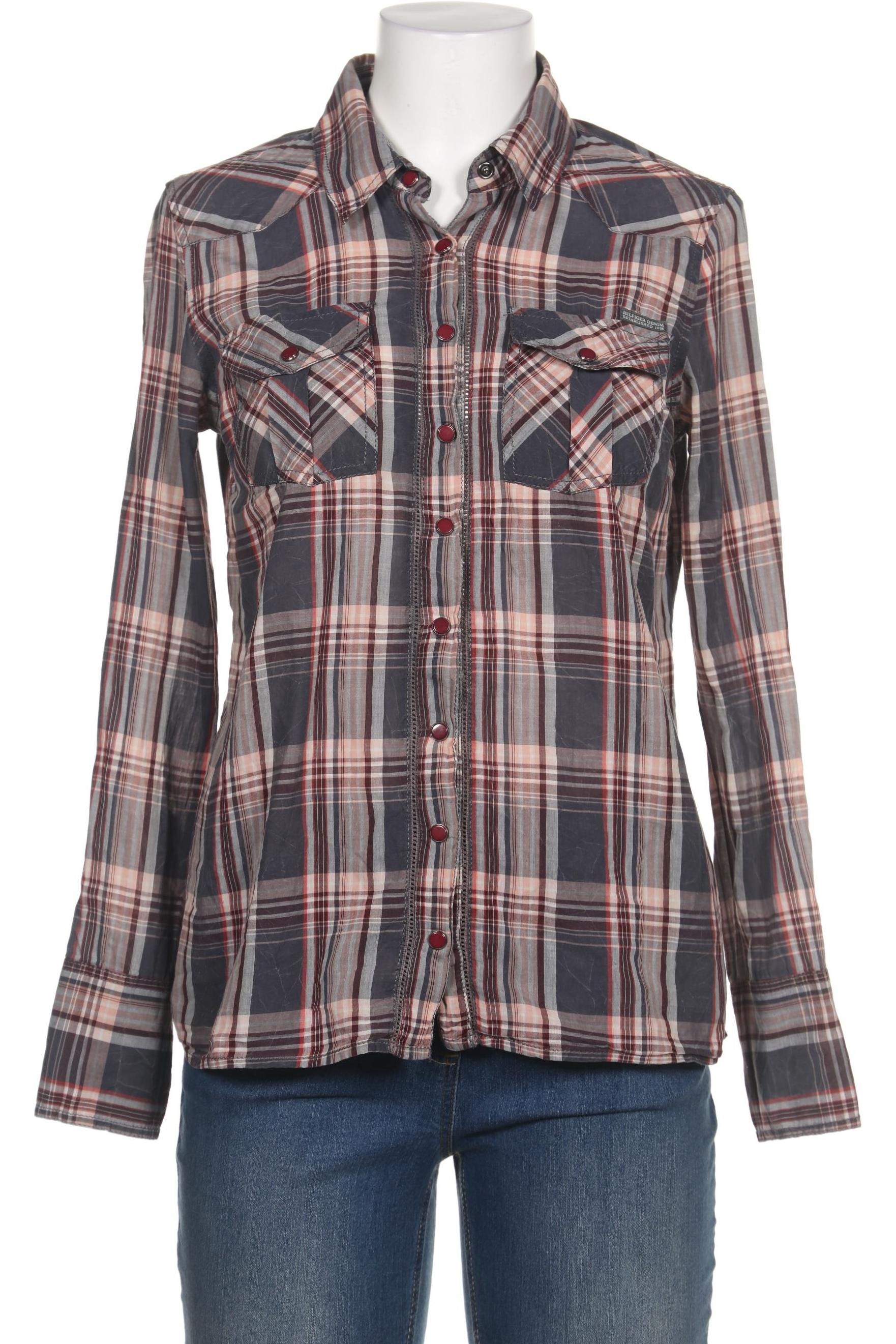 

Hilfiger Denim Damen Bluse, grau, Gr. 38