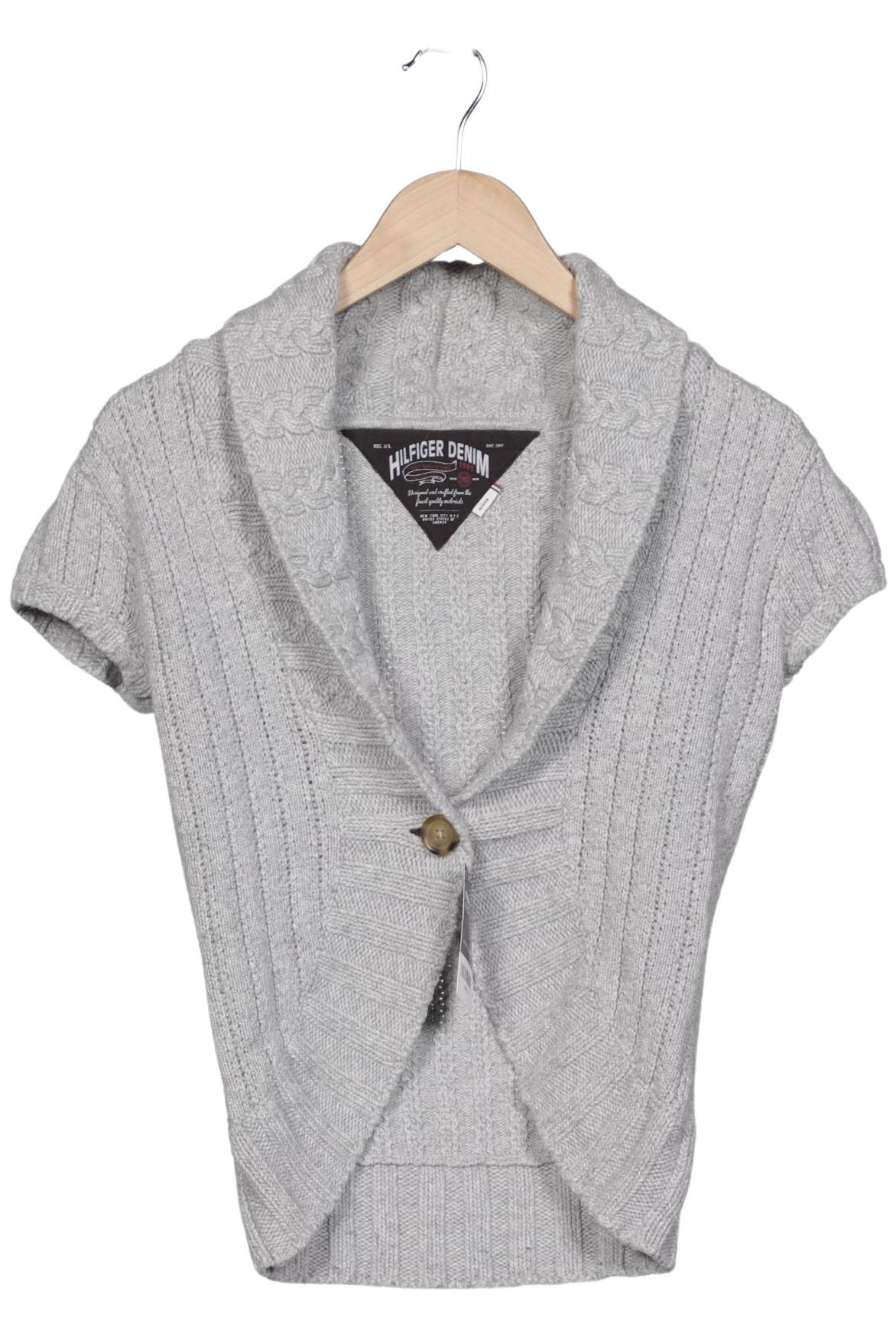 

Hilfiger Denim Damen Strickjacke, grau, Gr. 38