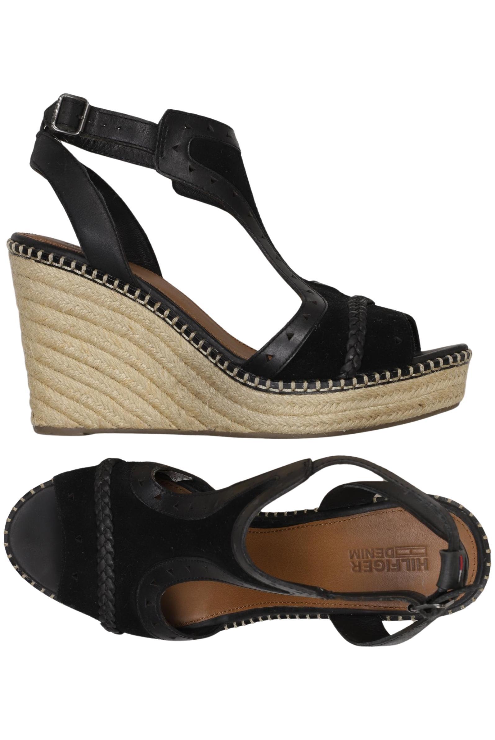 

Hilfiger Denim Damen Sandale, schwarz, Gr. 41