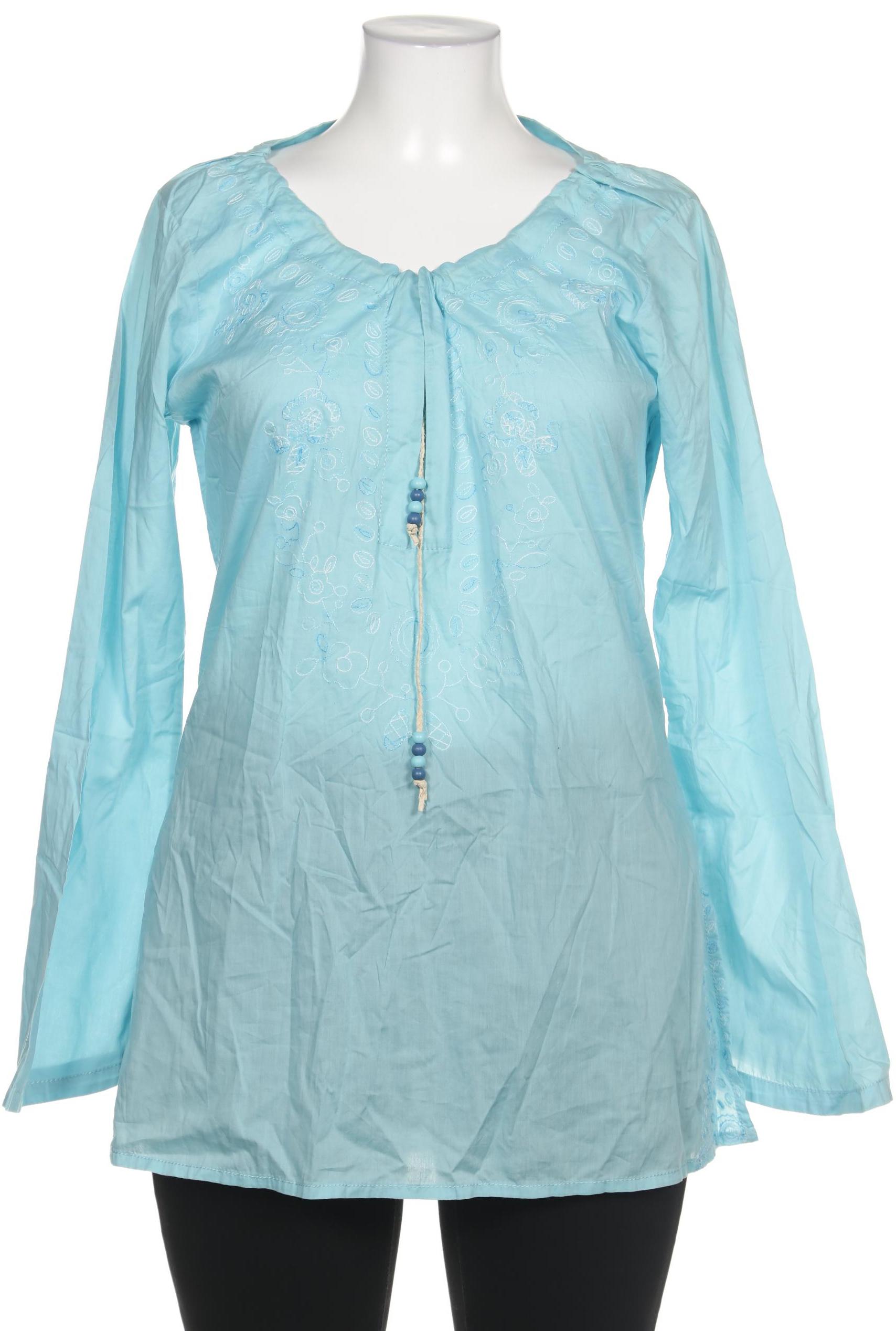 

Hilfiger Denim Damen Bluse, blau, Gr. 44