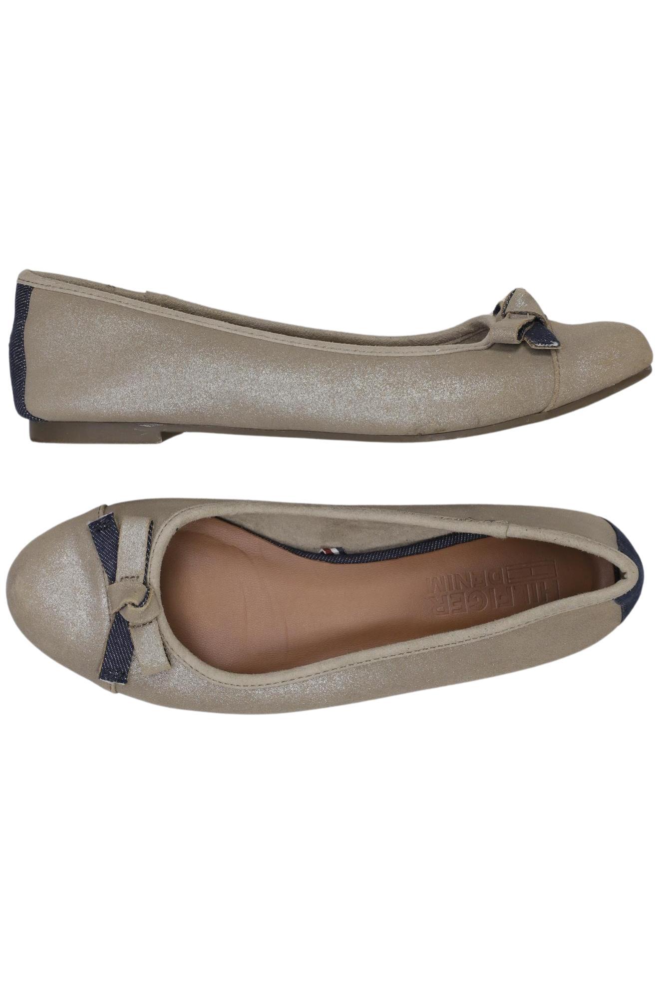 

Hilfiger Denim Damen Ballerinas, beige, Gr. 37