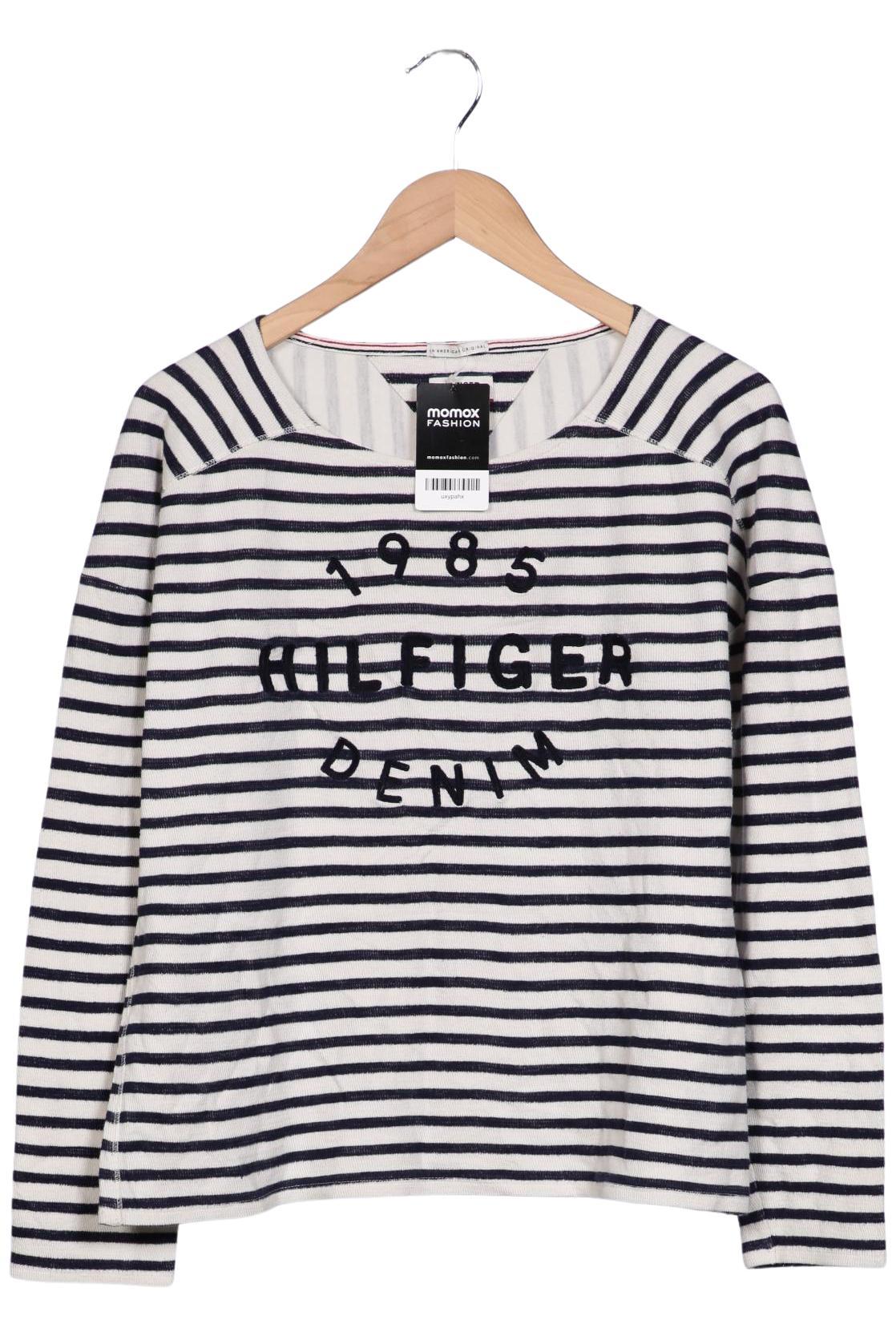 

Hilfiger Denim Damen Langarmshirt, weiß, Gr. 42