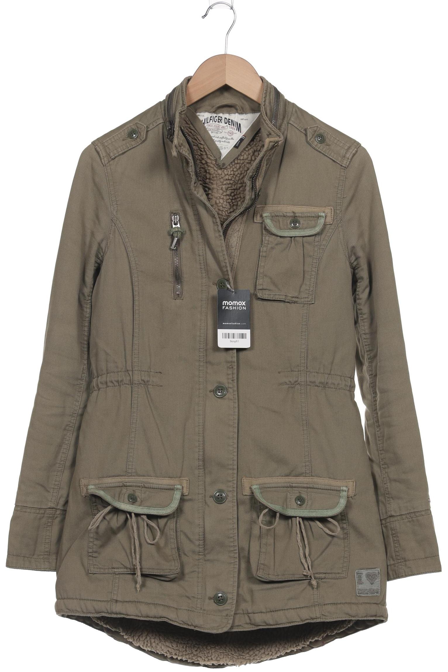 

Hilfiger Denim Damen Mantel, grün, Gr. 38