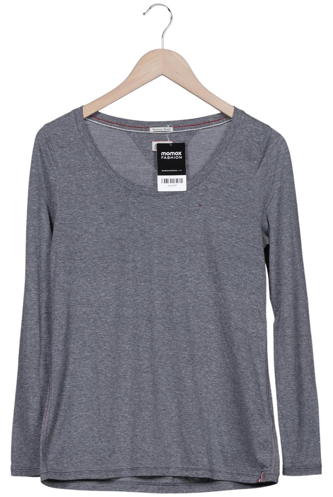 

Hilfiger Denim Damen Langarmshirt, grau, Gr. 34