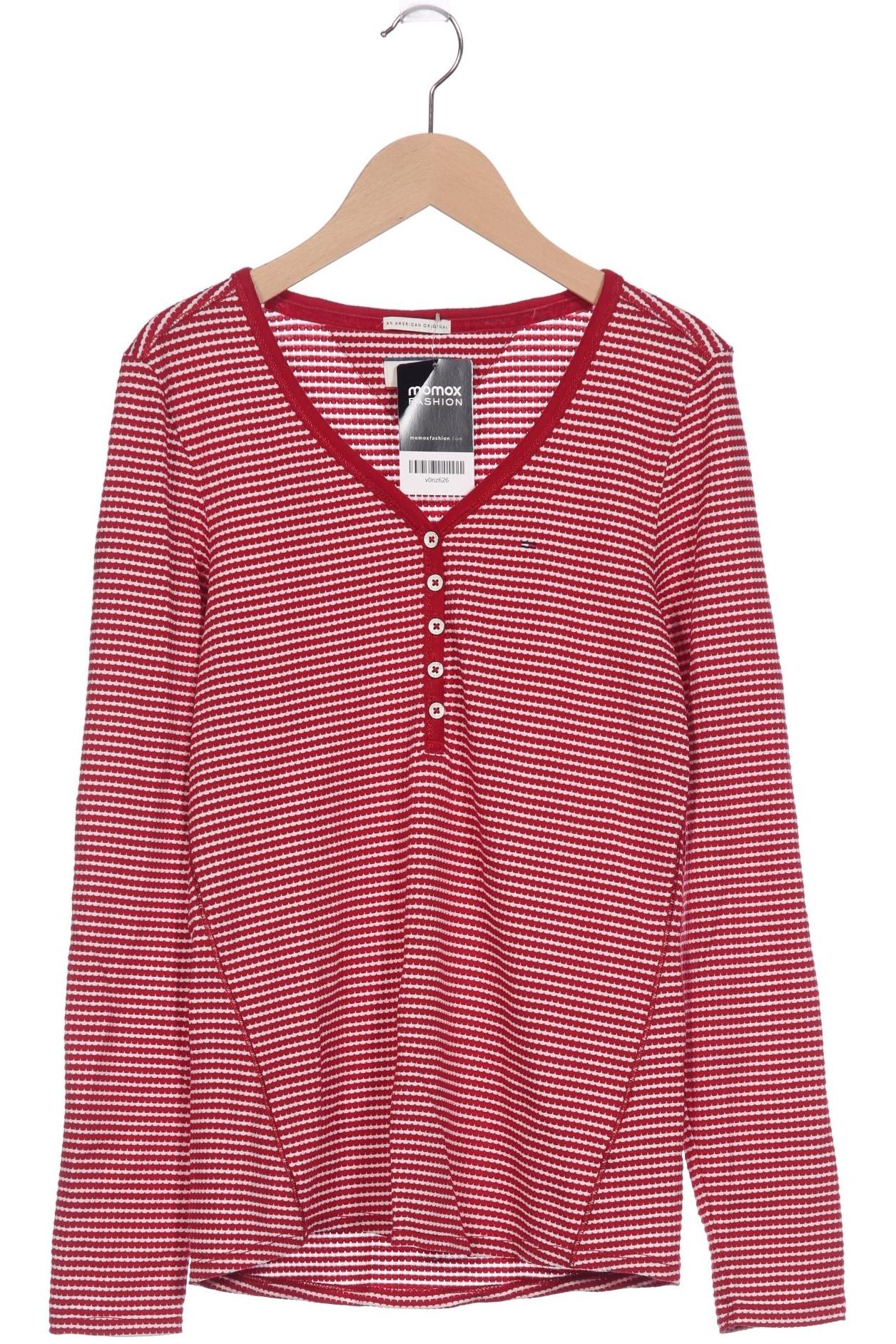 

Hilfiger Denim Damen Langarmshirt, rot, Gr. 36