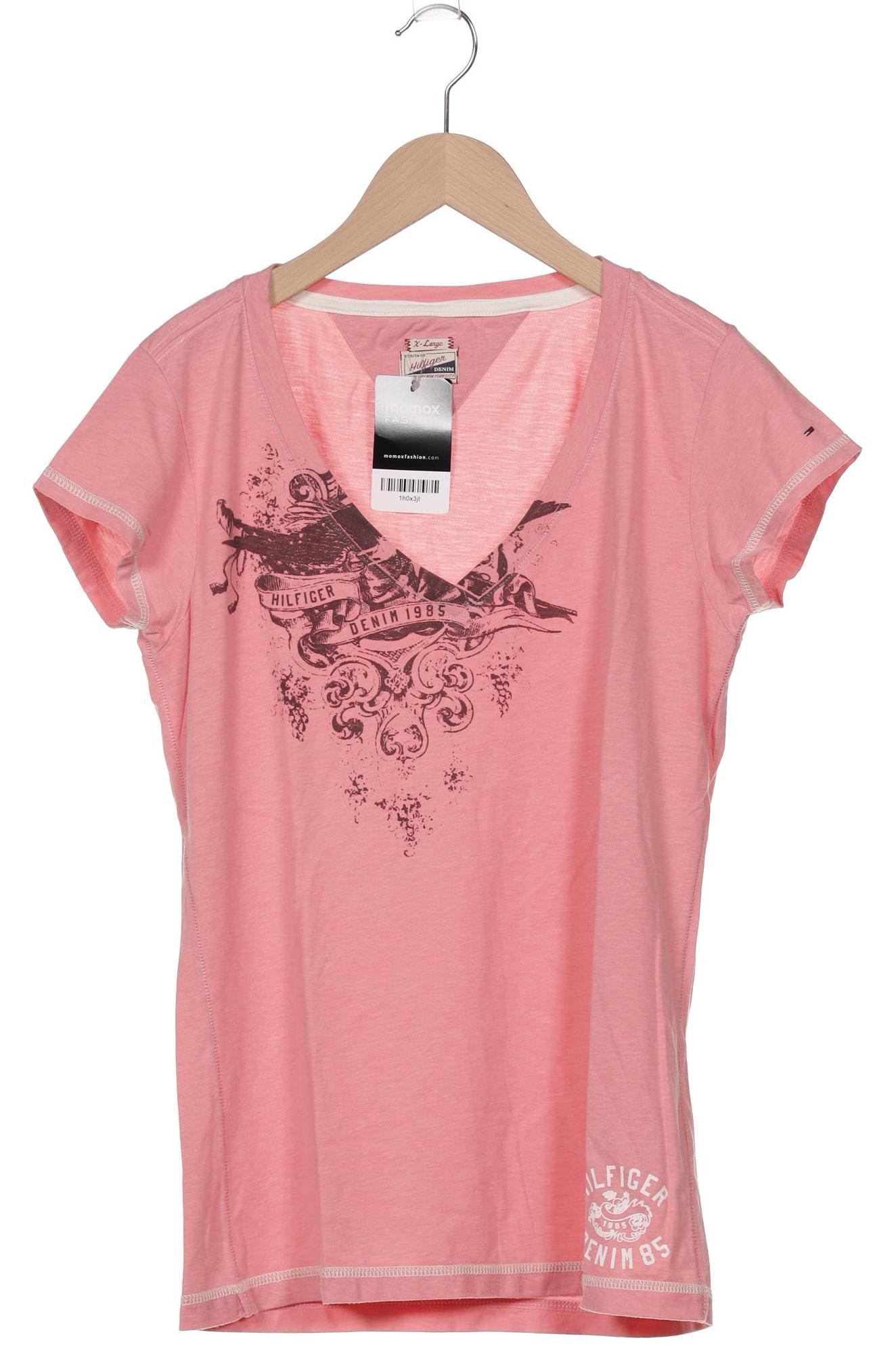 

Hilfiger Denim Damen T-Shirt, pink, Gr. 44