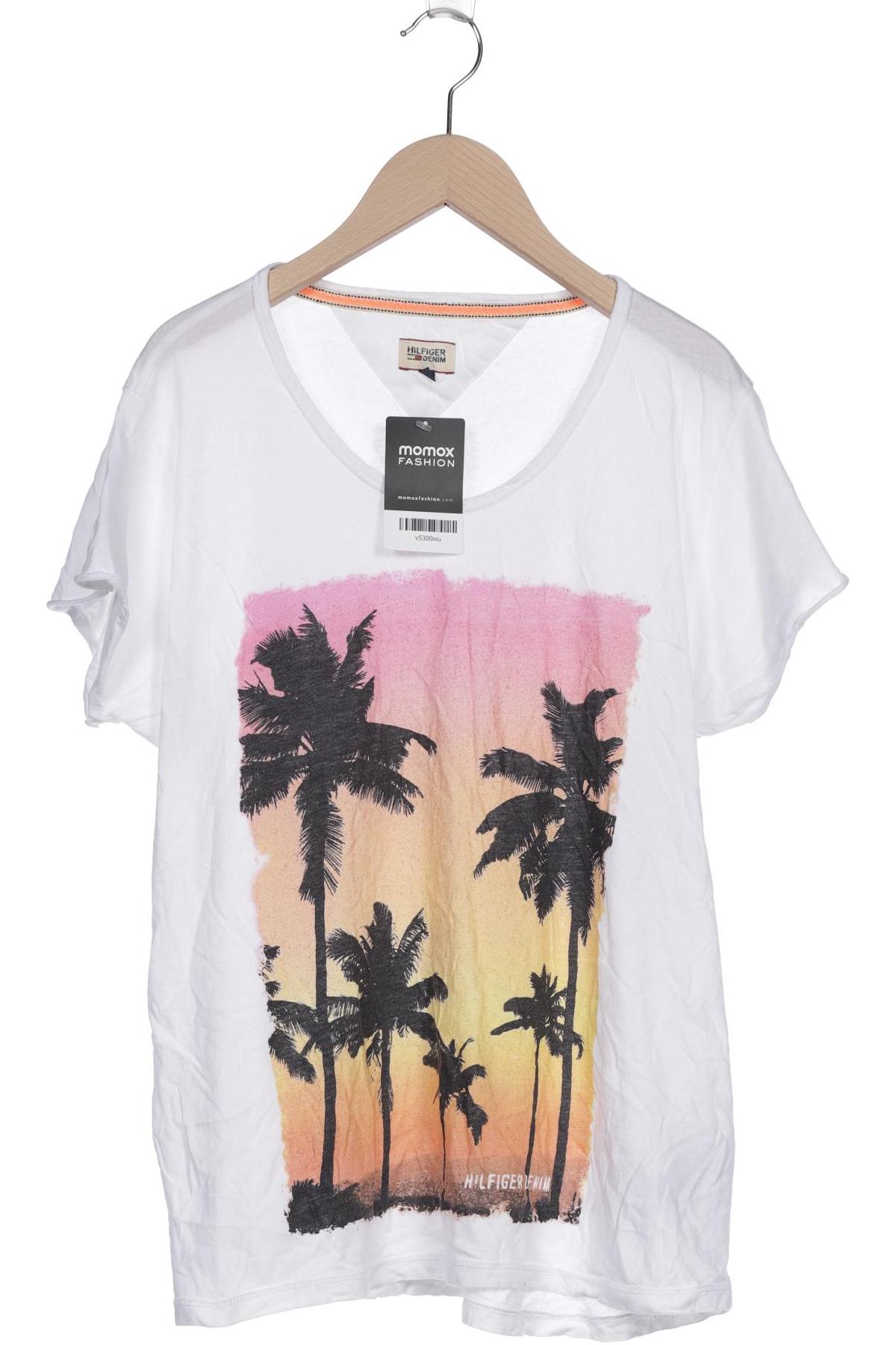 

HILFIGER DENIM Damen T-Shirt, weiß