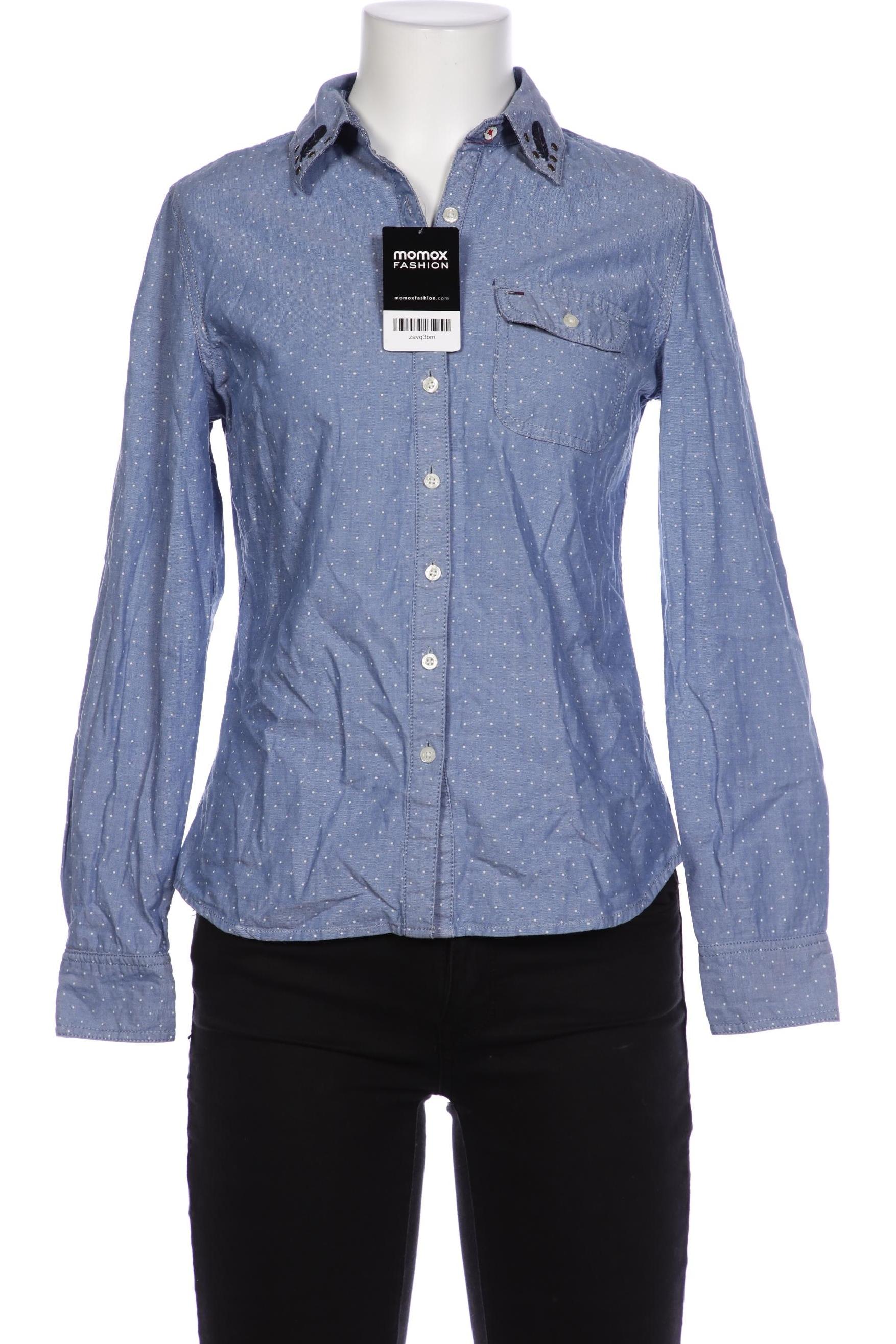 

Hilfiger Denim Damen Bluse, blau, Gr. 34