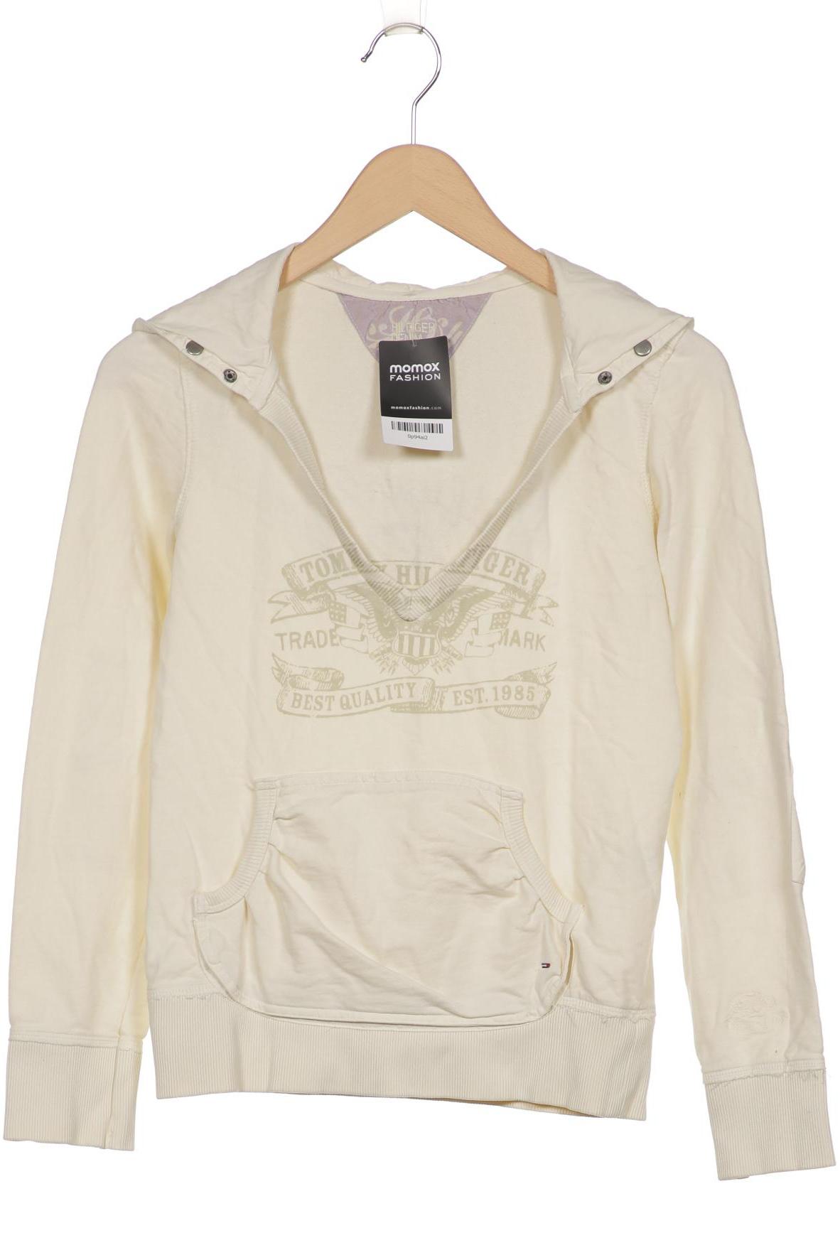 

HILFIGER DENIM Damen Kapuzenpullover, cremeweiß