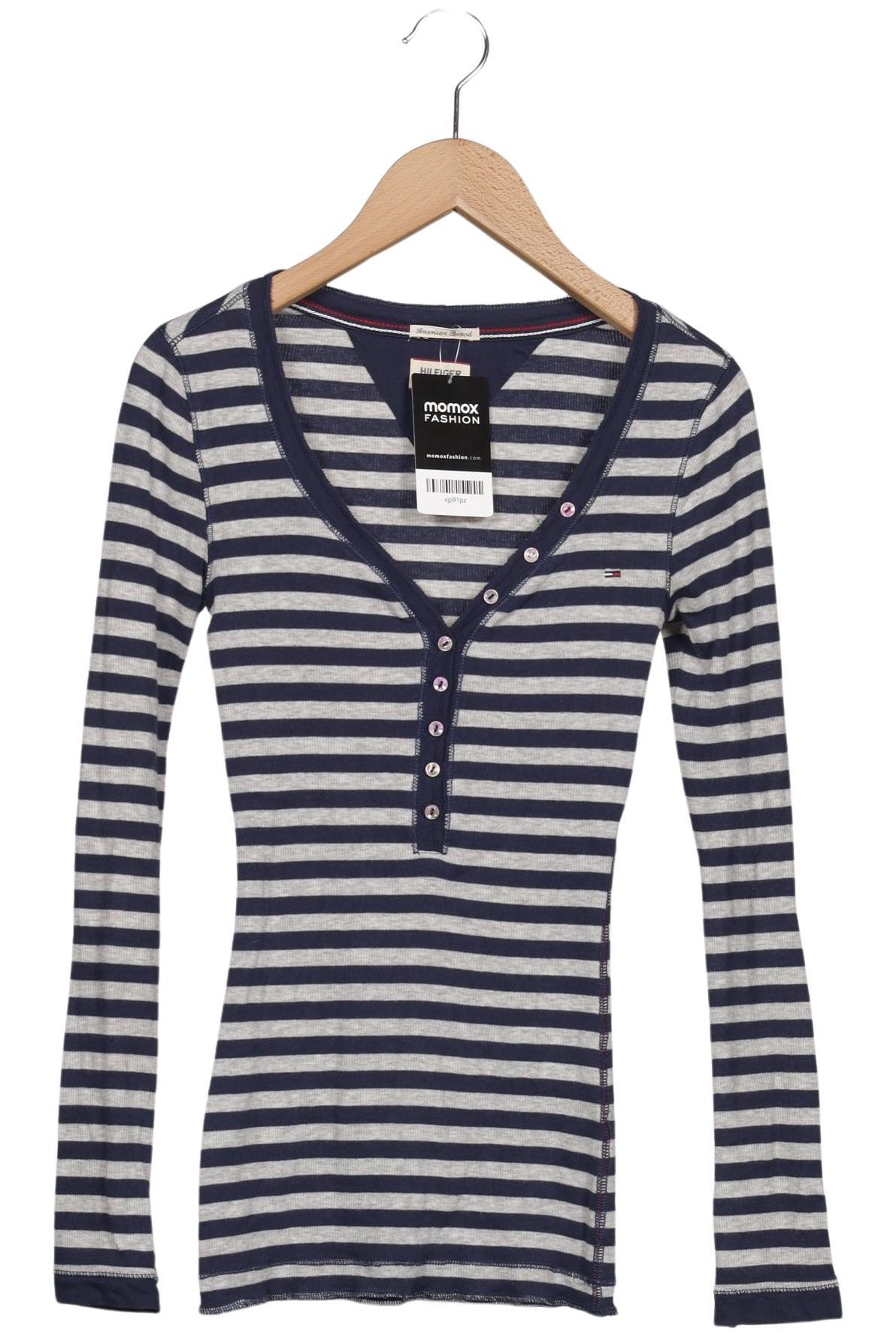 

Hilfiger Denim Damen Langarmshirt, marineblau, Gr. 34