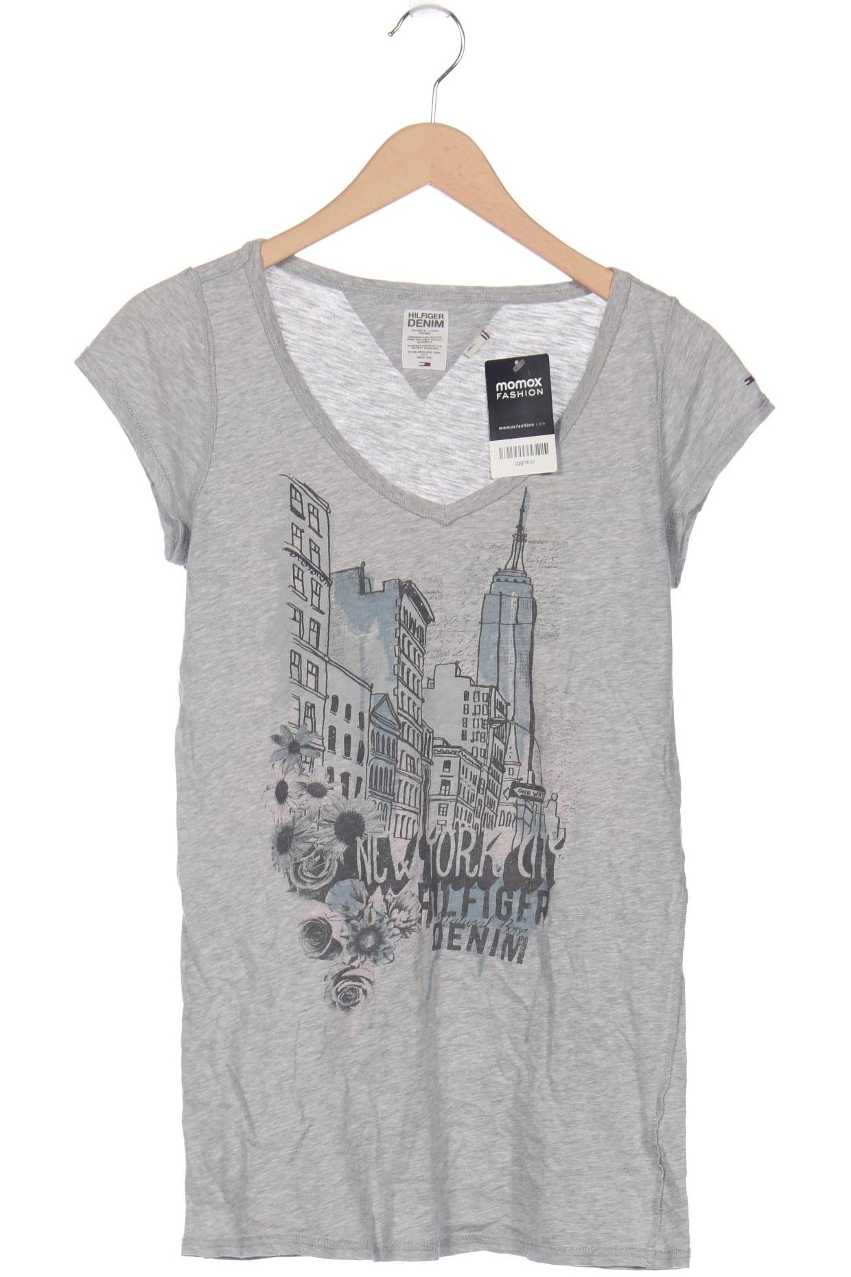 

Hilfiger Denim Damen T-Shirt, grau, Gr. 36