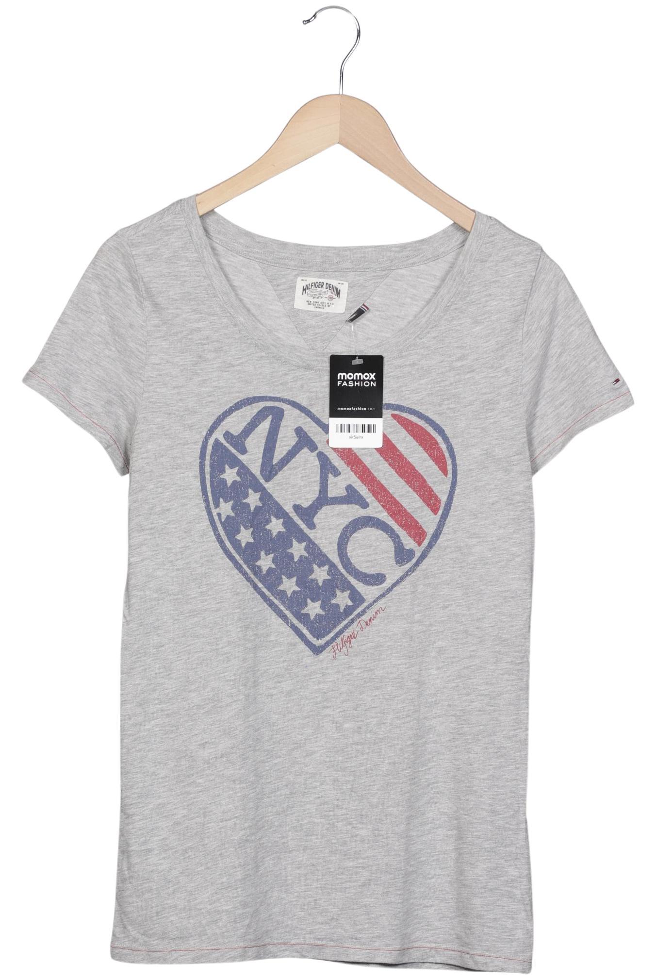 

Hilfiger Denim Damen T-Shirt, grau, Gr. 42