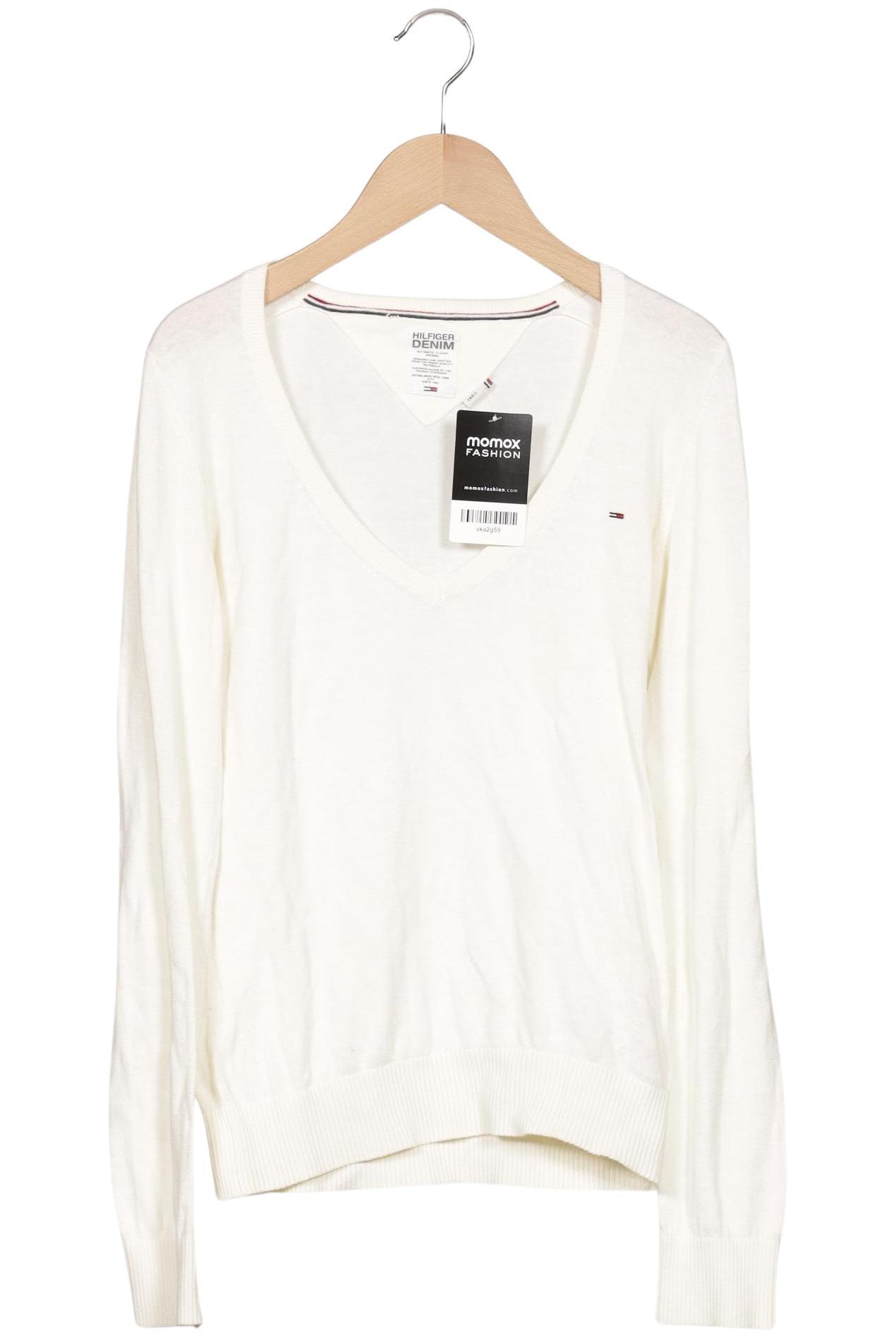 

Hilfiger Denim Damen Langarmshirt, cremeweiß, Gr. 36