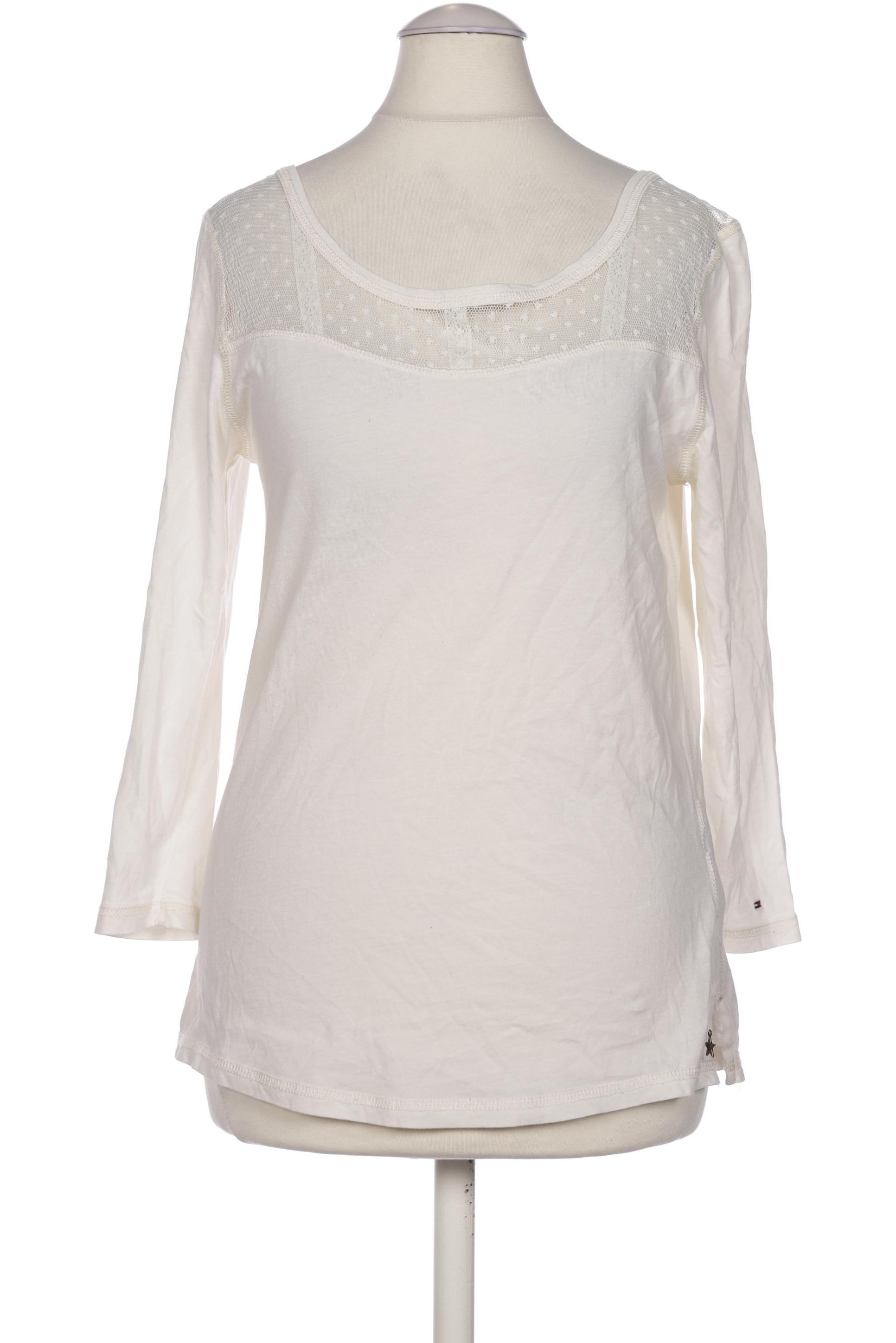 

Hilfiger Denim Damen Langarmshirt, cremeweiß, Gr. 34