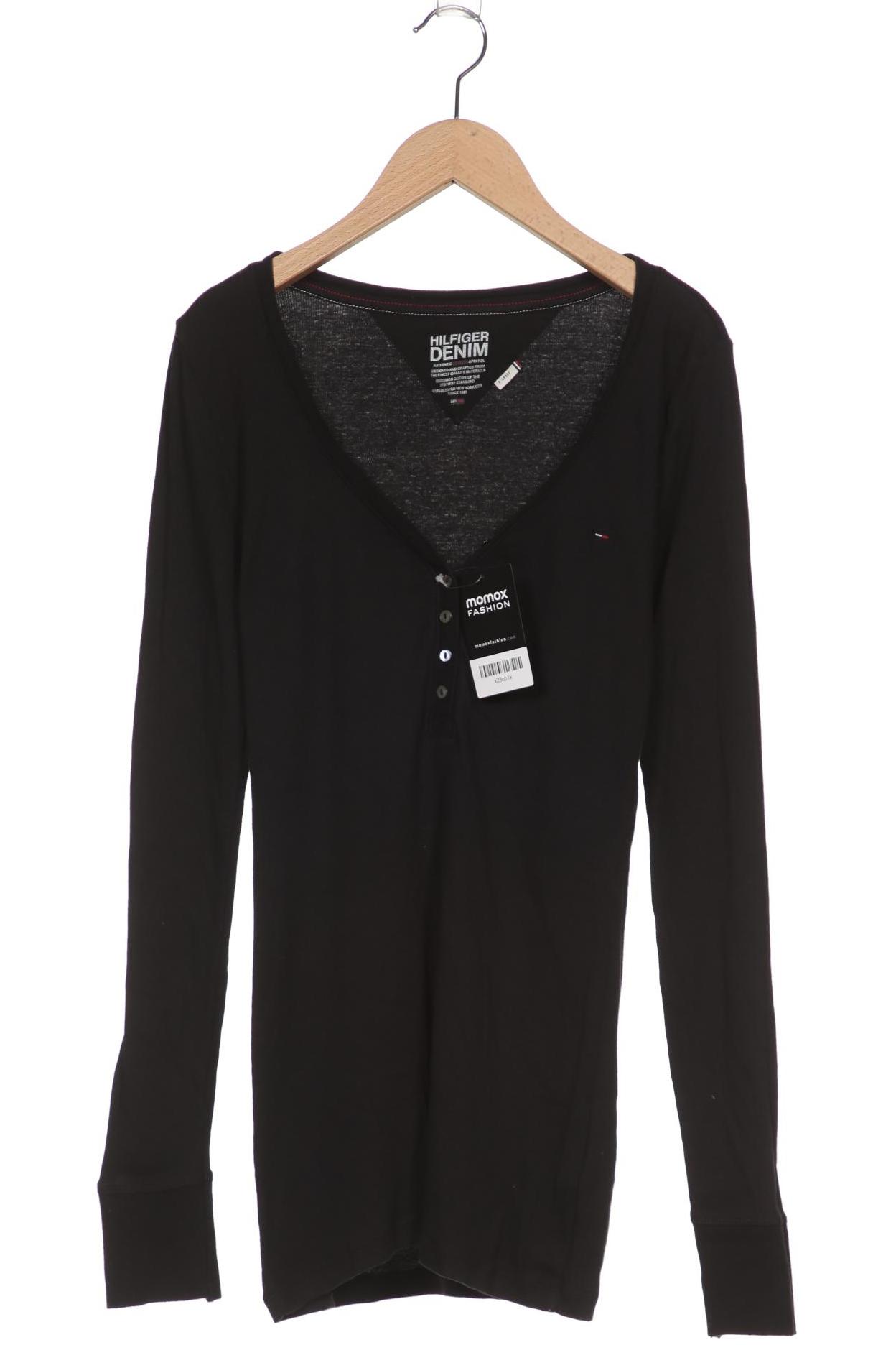 

Hilfiger Denim Damen Langarmshirt, schwarz, Gr. 44