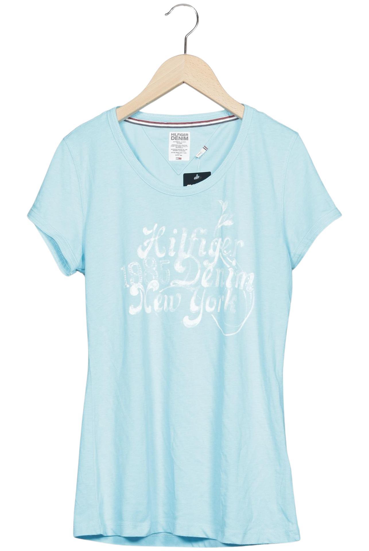 

Hilfiger Denim Damen T-Shirt, hellblau, Gr. 42