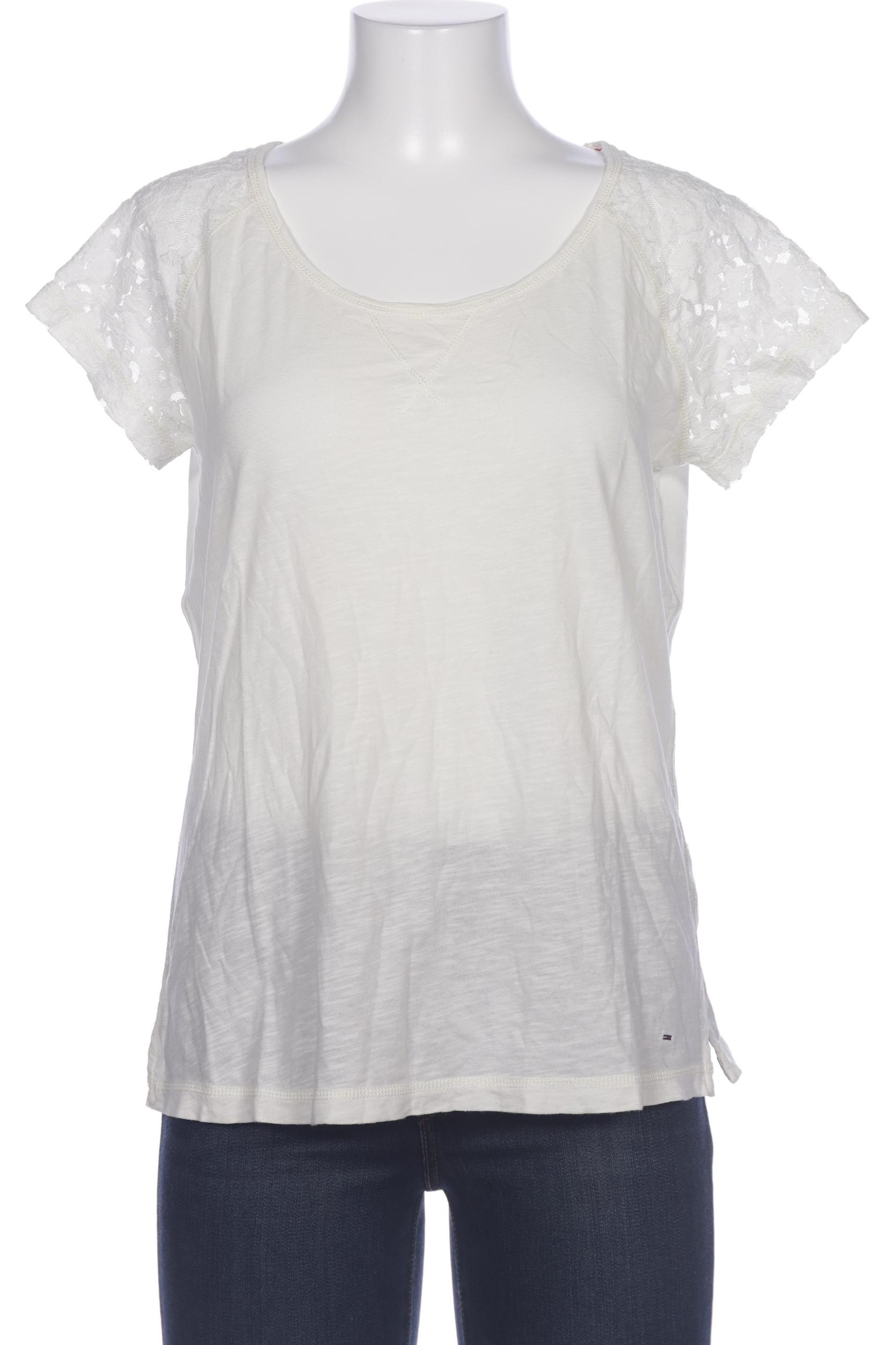 

Hilfiger Denim Damen T-Shirt, cremeweiß, Gr. 42