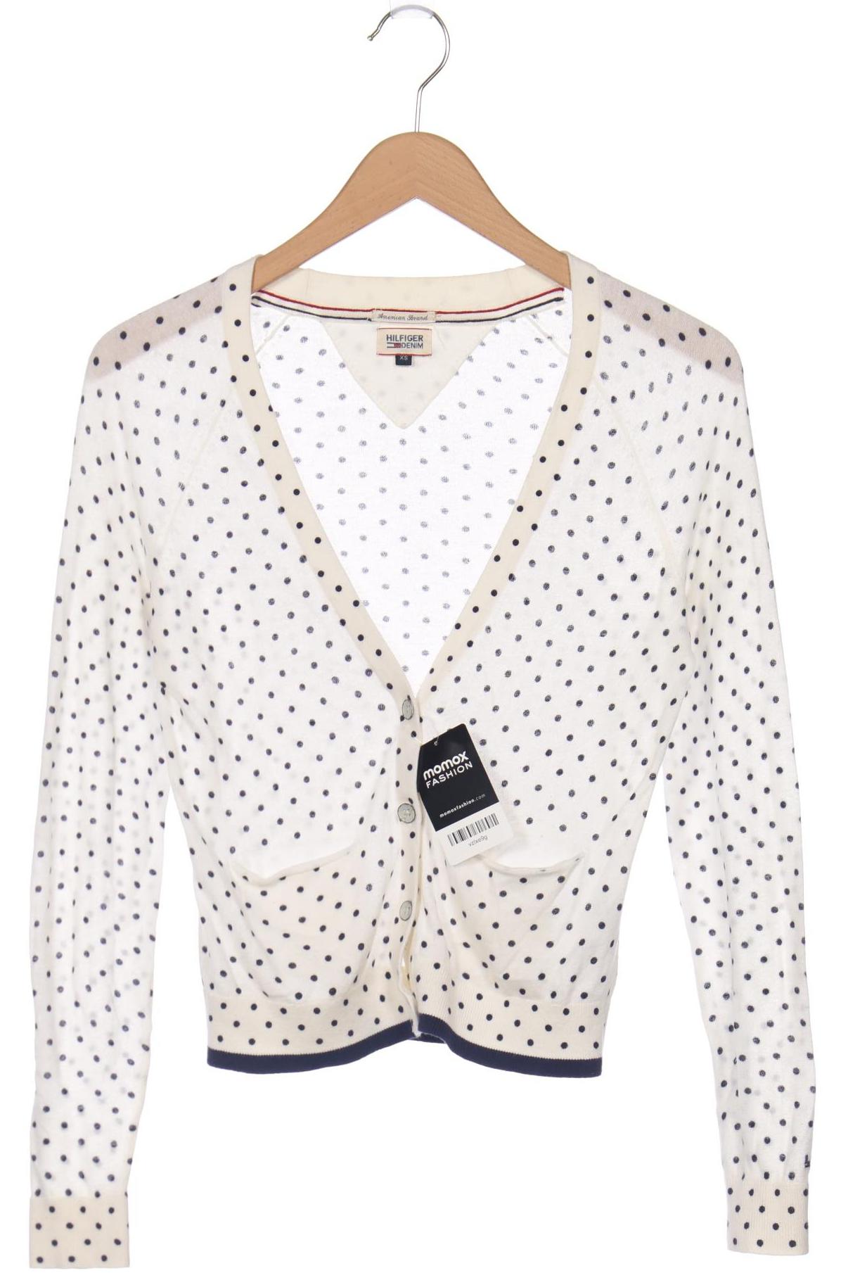 

HILFIGER DENIM Damen Strickjacke, cremeweiß