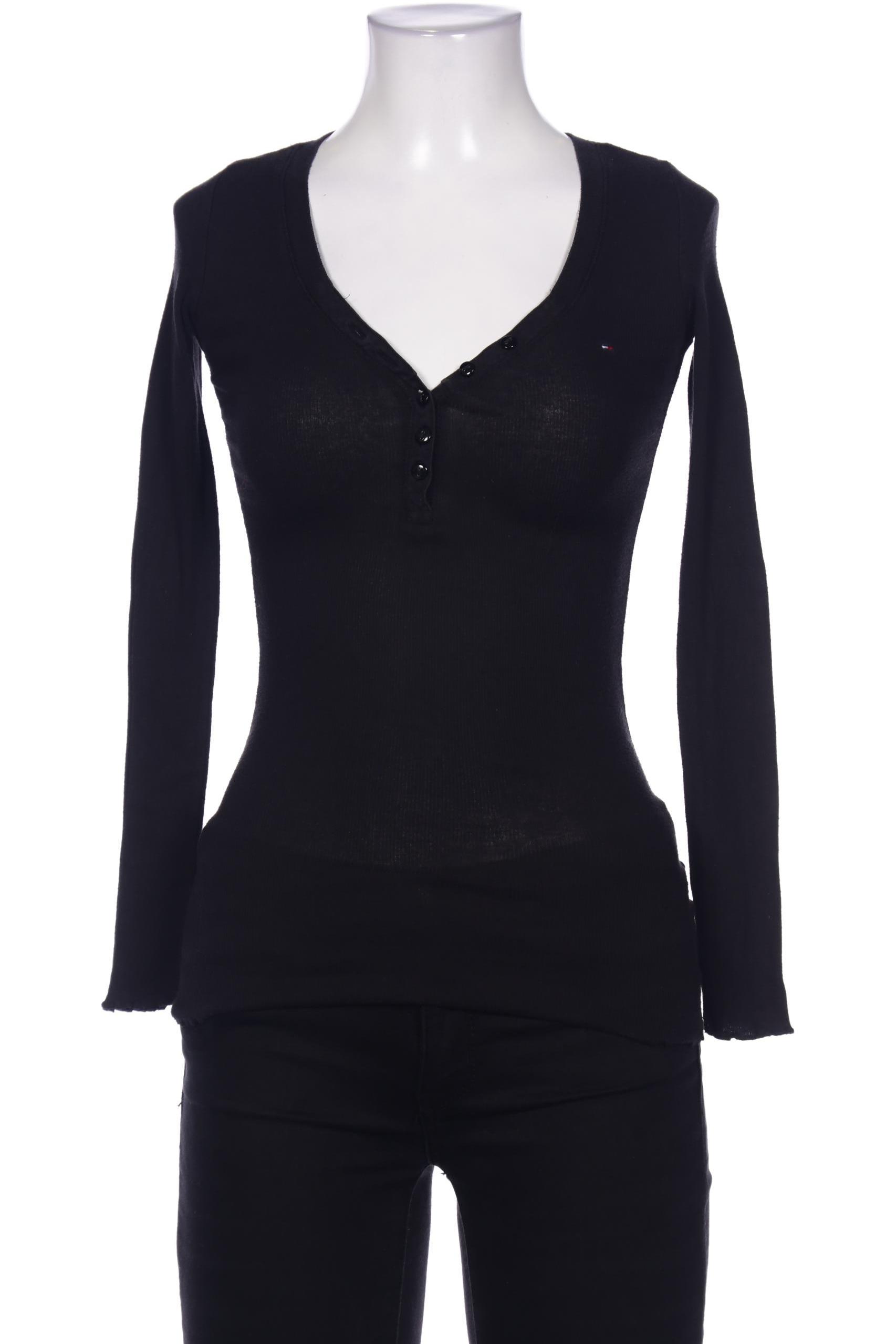 

Hilfiger Denim Damen Langarmshirt, schwarz, Gr. 34