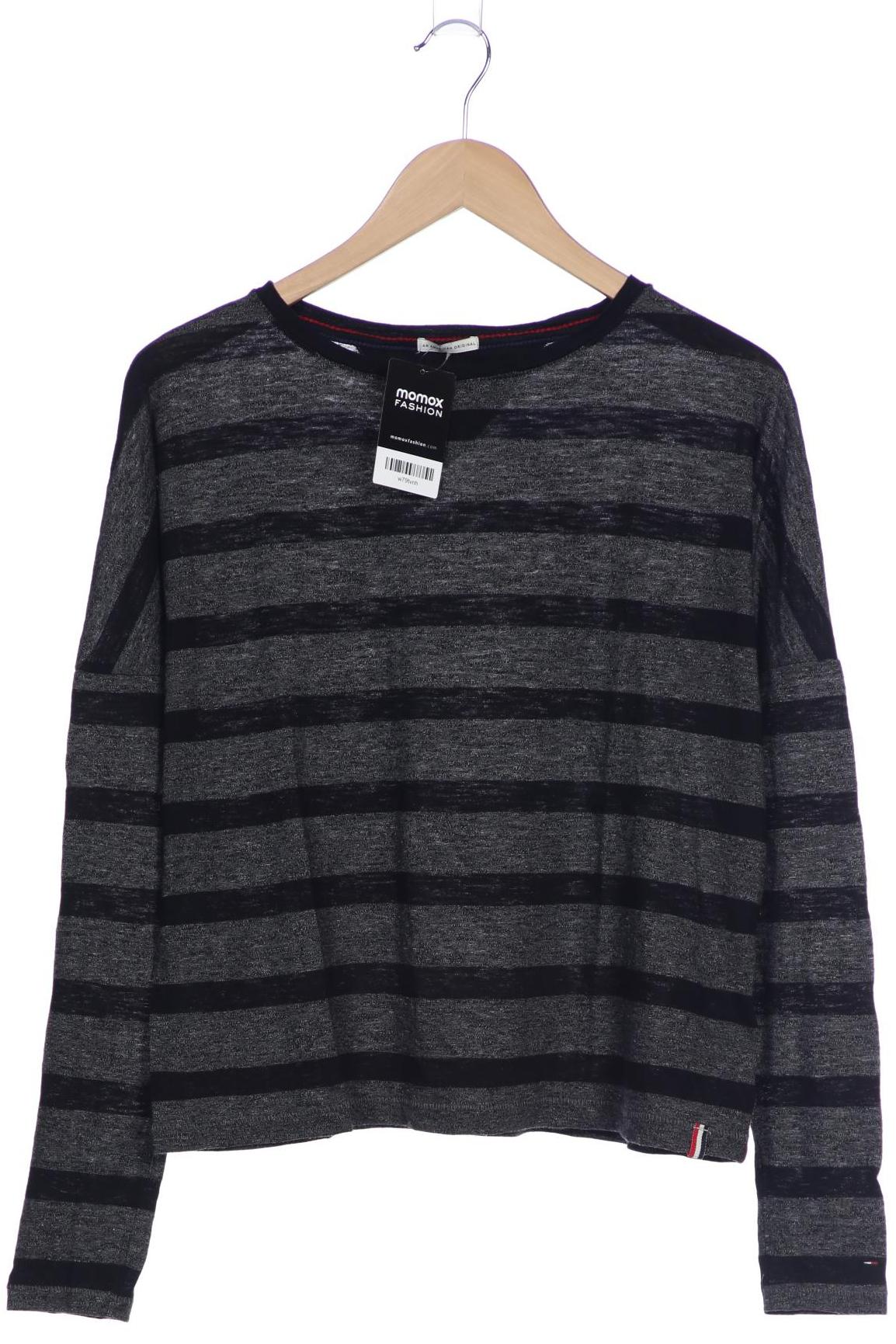 

Hilfiger Denim Damen Langarmshirt, grau, Gr. 36