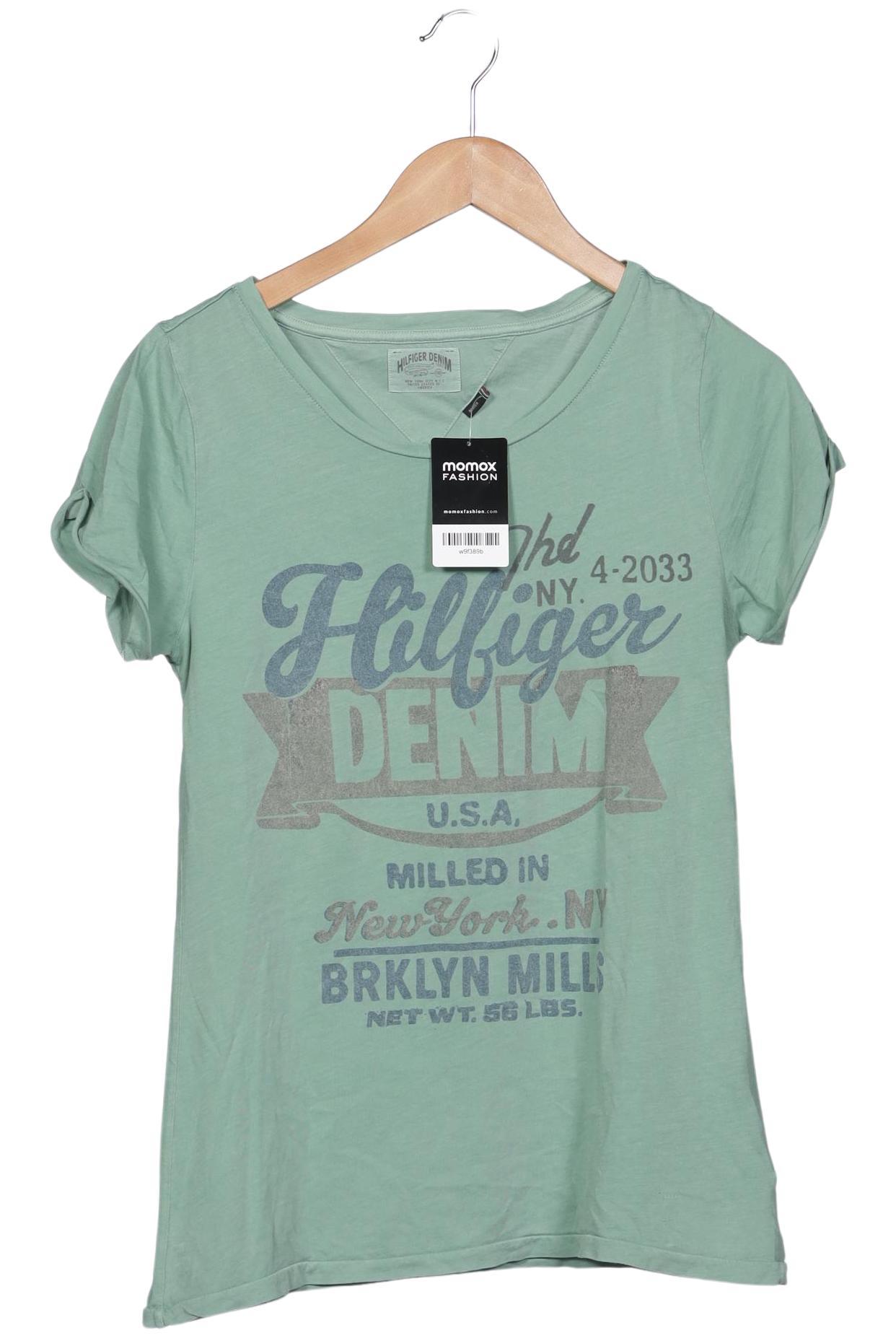 

Hilfiger Denim Damen T-Shirt, hellgrün, Gr. 38