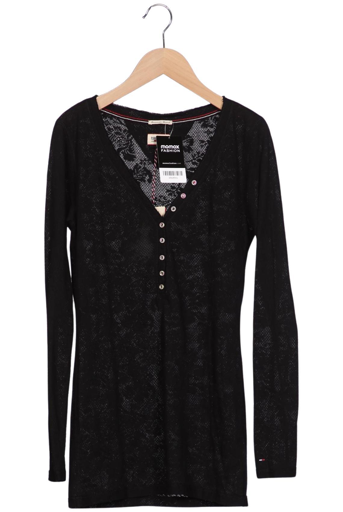 

Hilfiger Denim Damen Langarmshirt, schwarz, Gr. 42