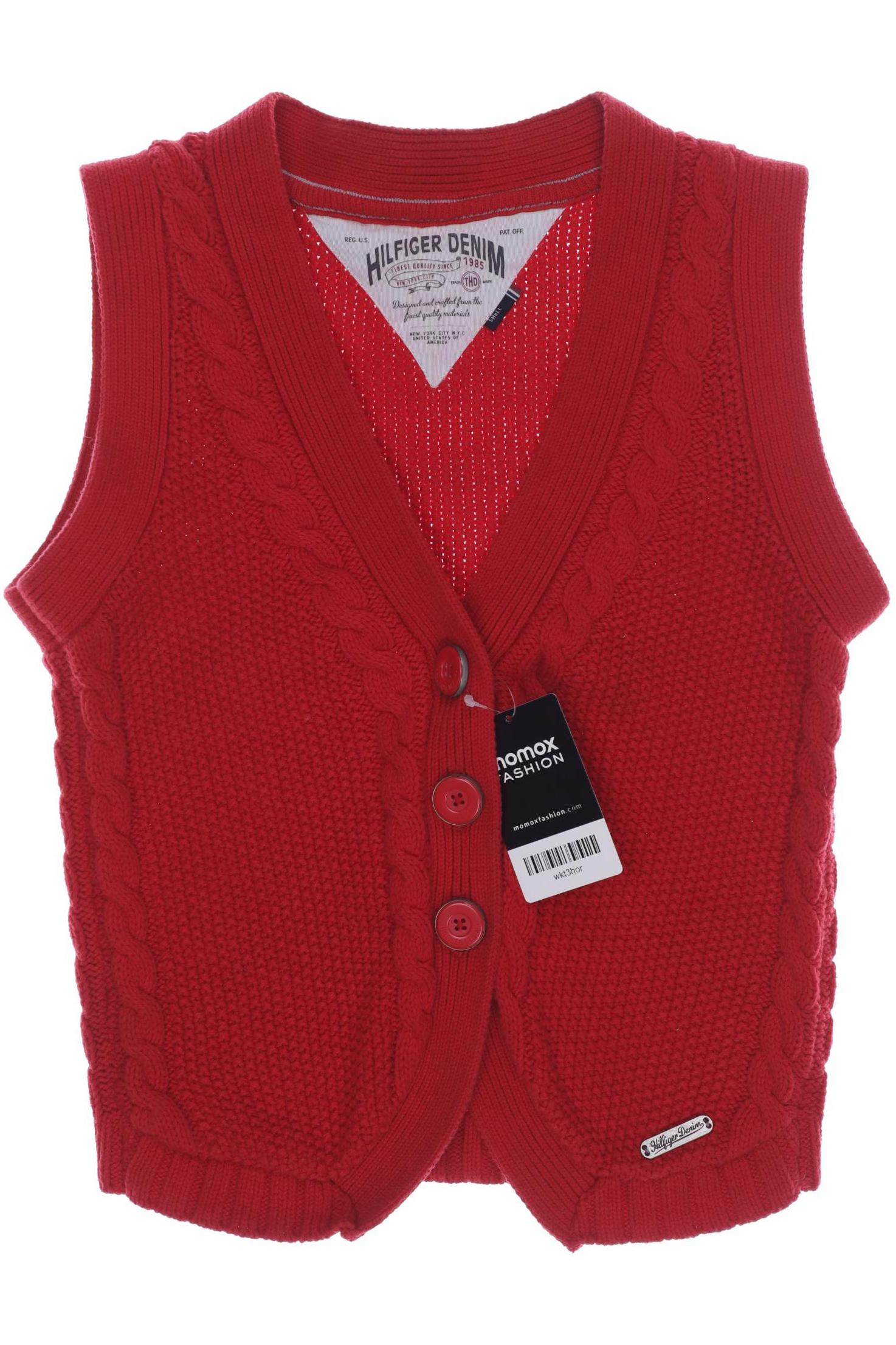 

Hilfiger Denim Damen Strickjacke, rot, Gr. 36