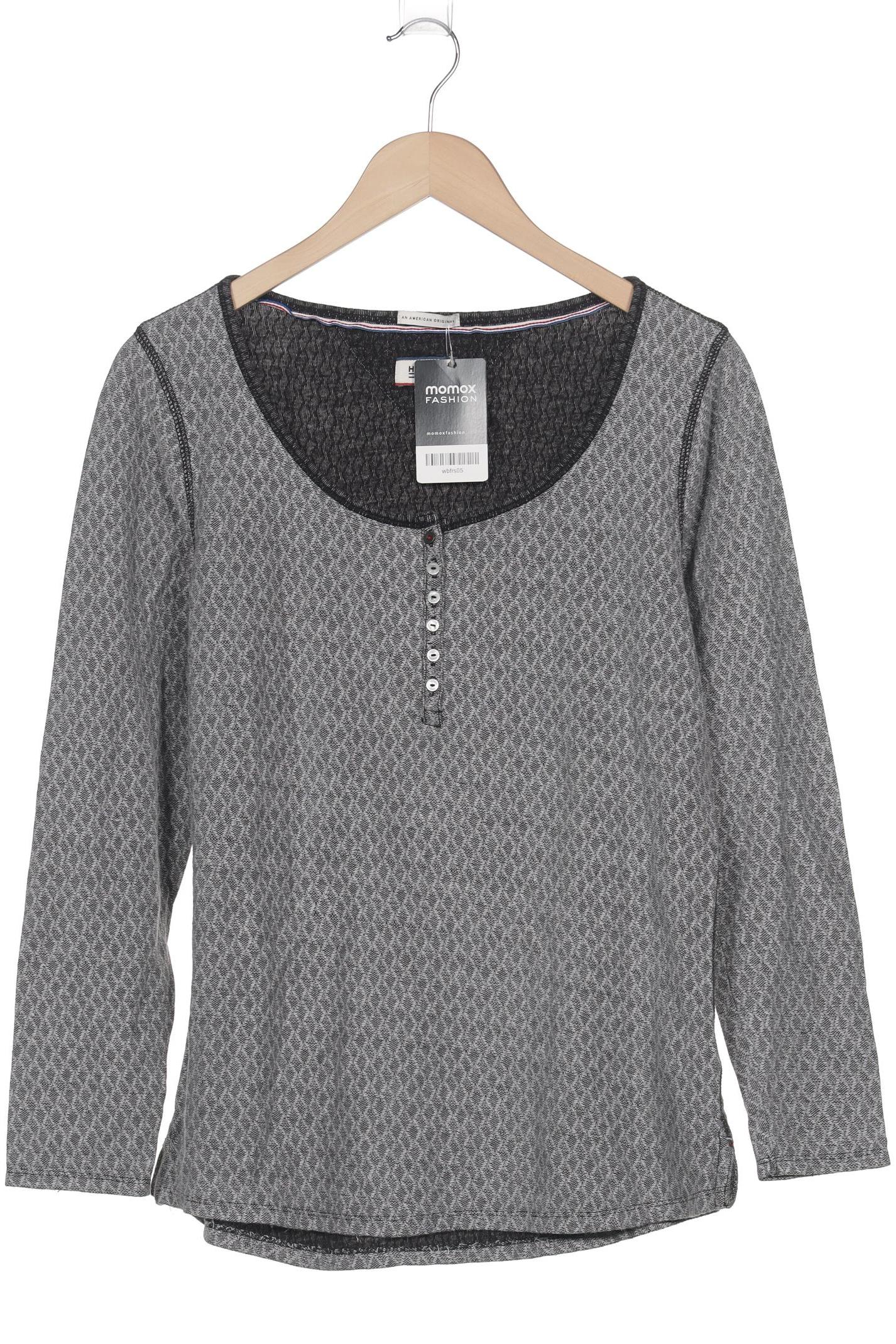 

Hilfiger Denim Damen Langarmshirt, grau, Gr. 44