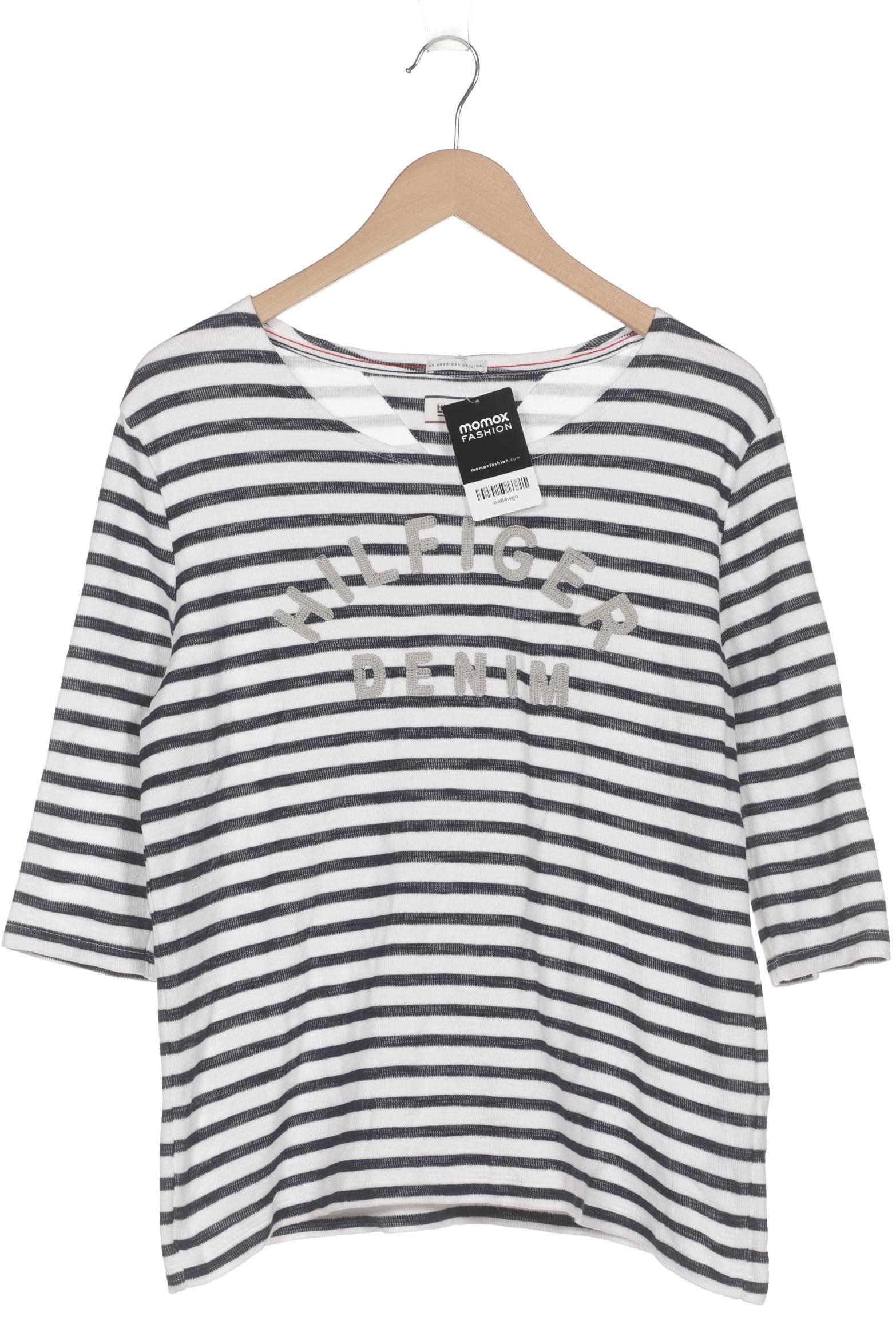 

Hilfiger Denim Damen Langarmshirt, weiß, Gr. 42