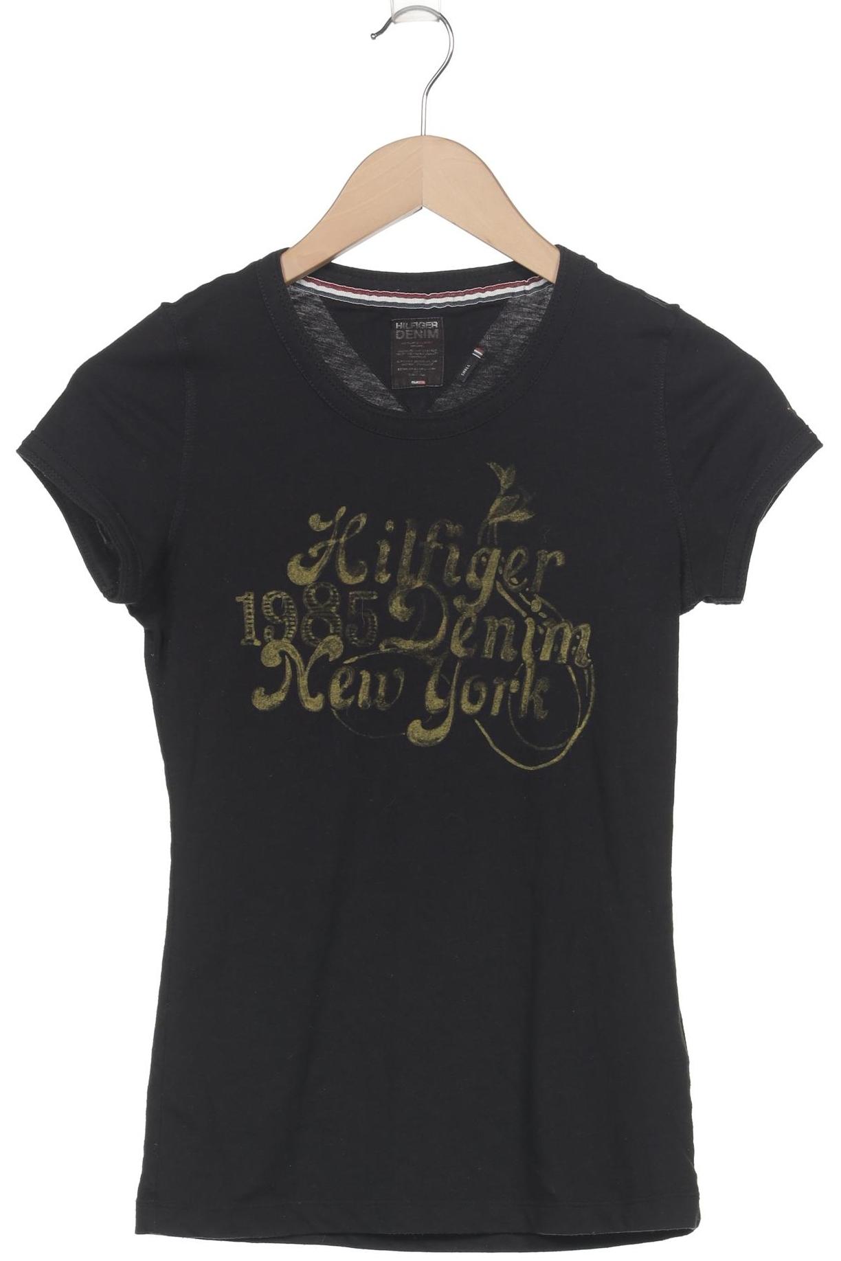

Hilfiger Denim Damen T-Shirt, schwarz, Gr. 36