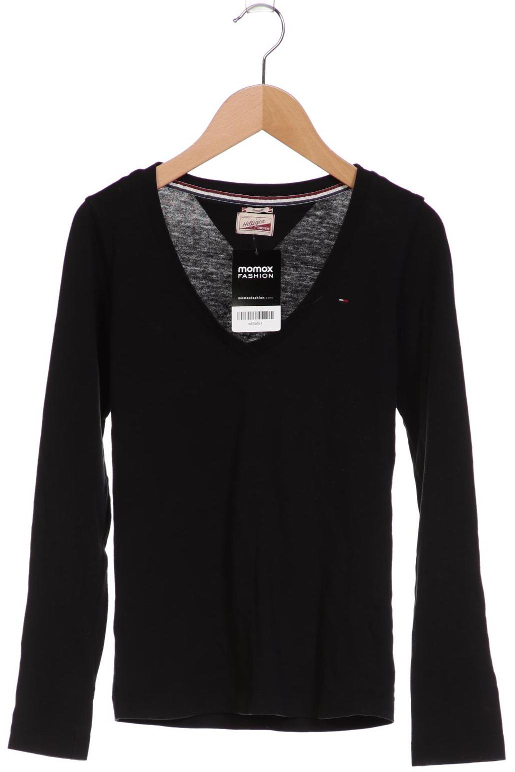 

HILFIGER DENIM Damen Langarmshirt, schwarz