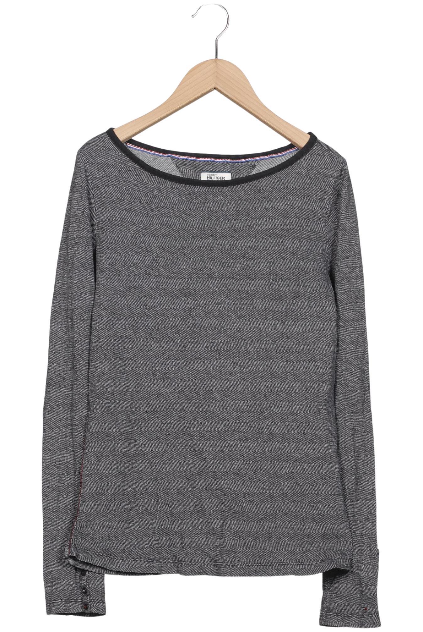 

Hilfiger Denim Damen Langarmshirt, grau, Gr. 36