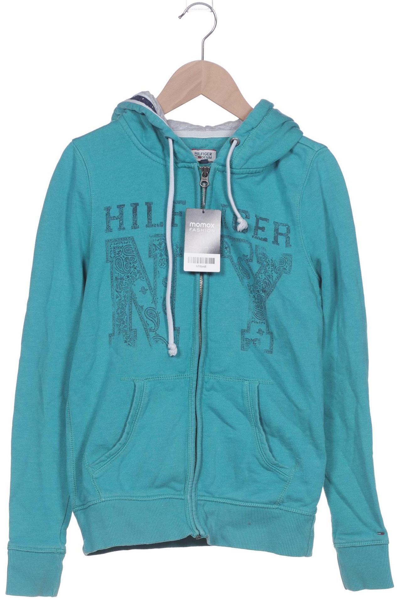 

Hilfiger Denim Damen Kapuzenpullover, türkis, Gr. 36