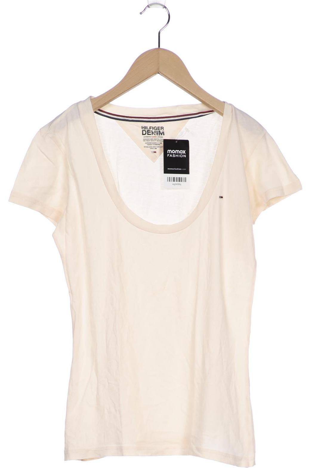 

HILFIGER DENIM Damen T-Shirt, cremeweiß