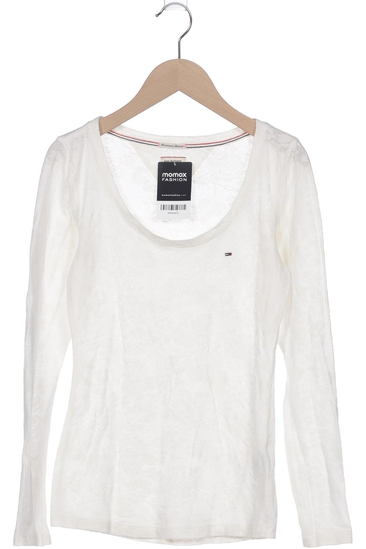 

Hilfiger Denim Damen Langarmshirt, cremeweiß, Gr. 34