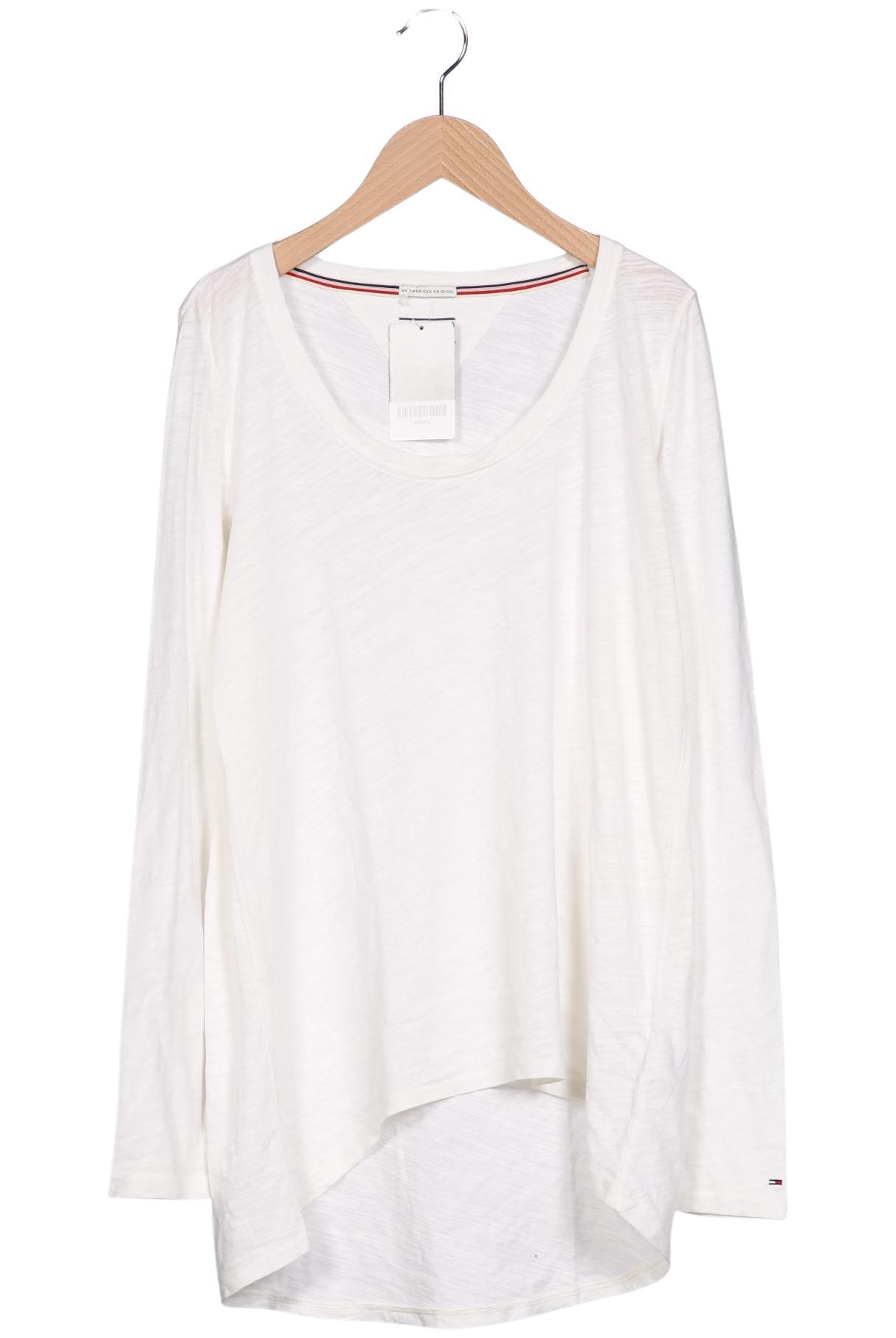 

Hilfiger Denim Damen Langarmshirt, cremeweiß, Gr. 38