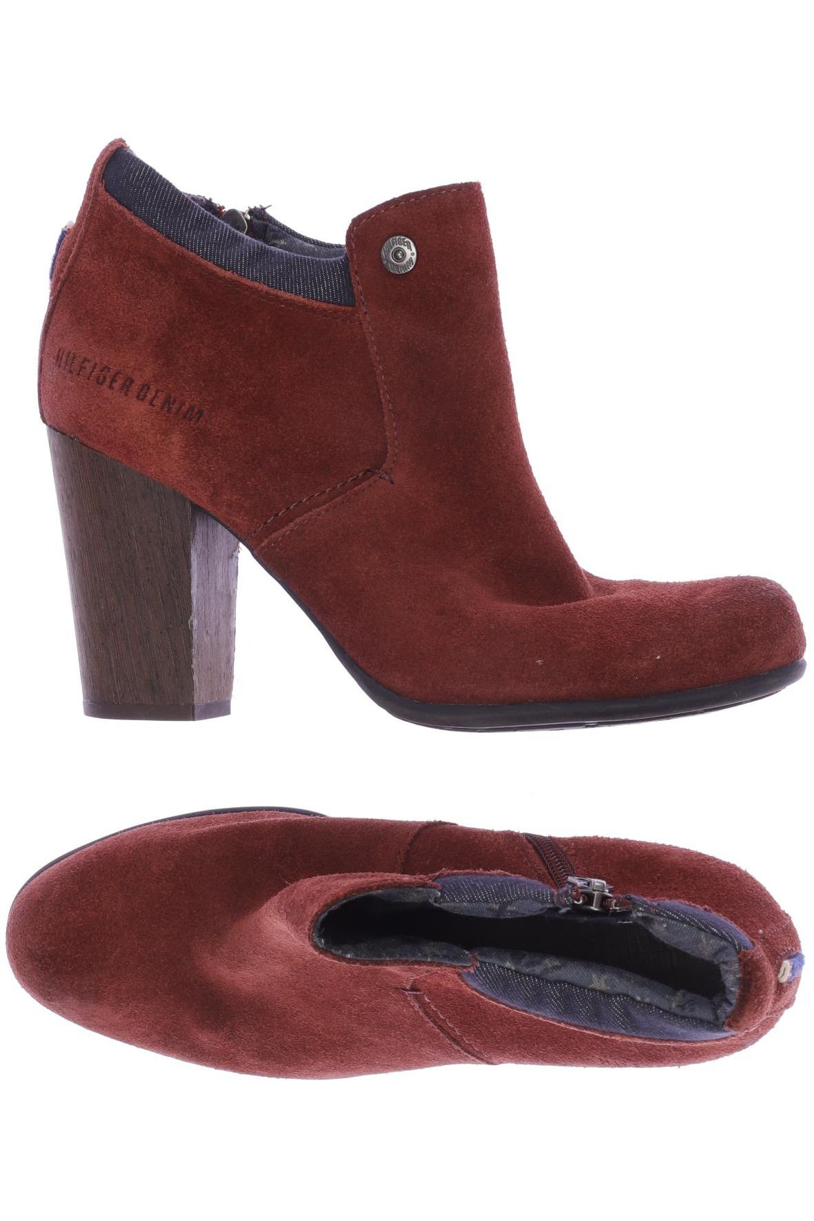 

Hilfiger Denim Damen Stiefelette, bordeaux, Gr. 39