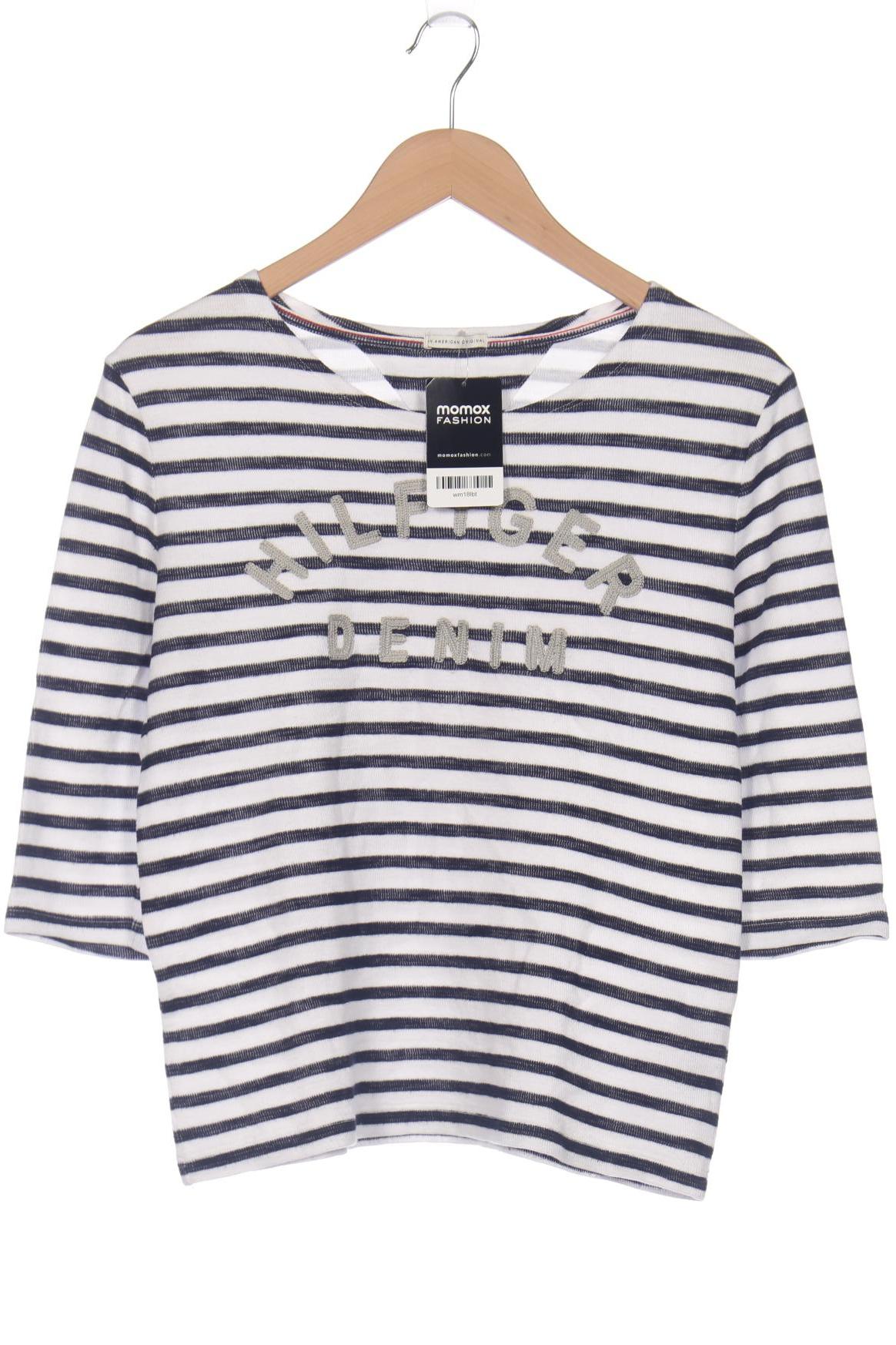 

Hilfiger Denim Damen Langarmshirt, weiß, Gr. 42