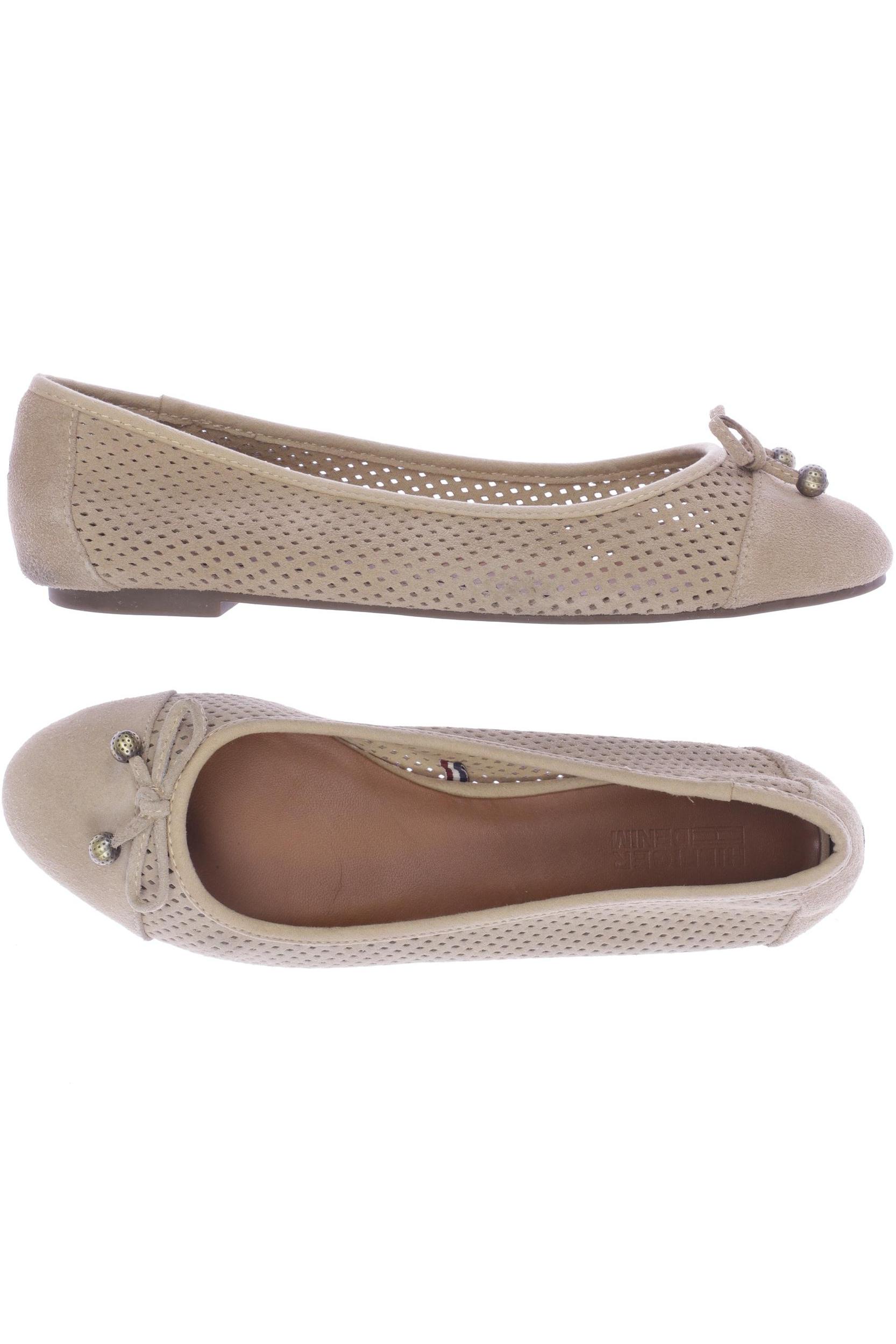 

Hilfiger Denim Damen Ballerinas, beige, Gr. 39