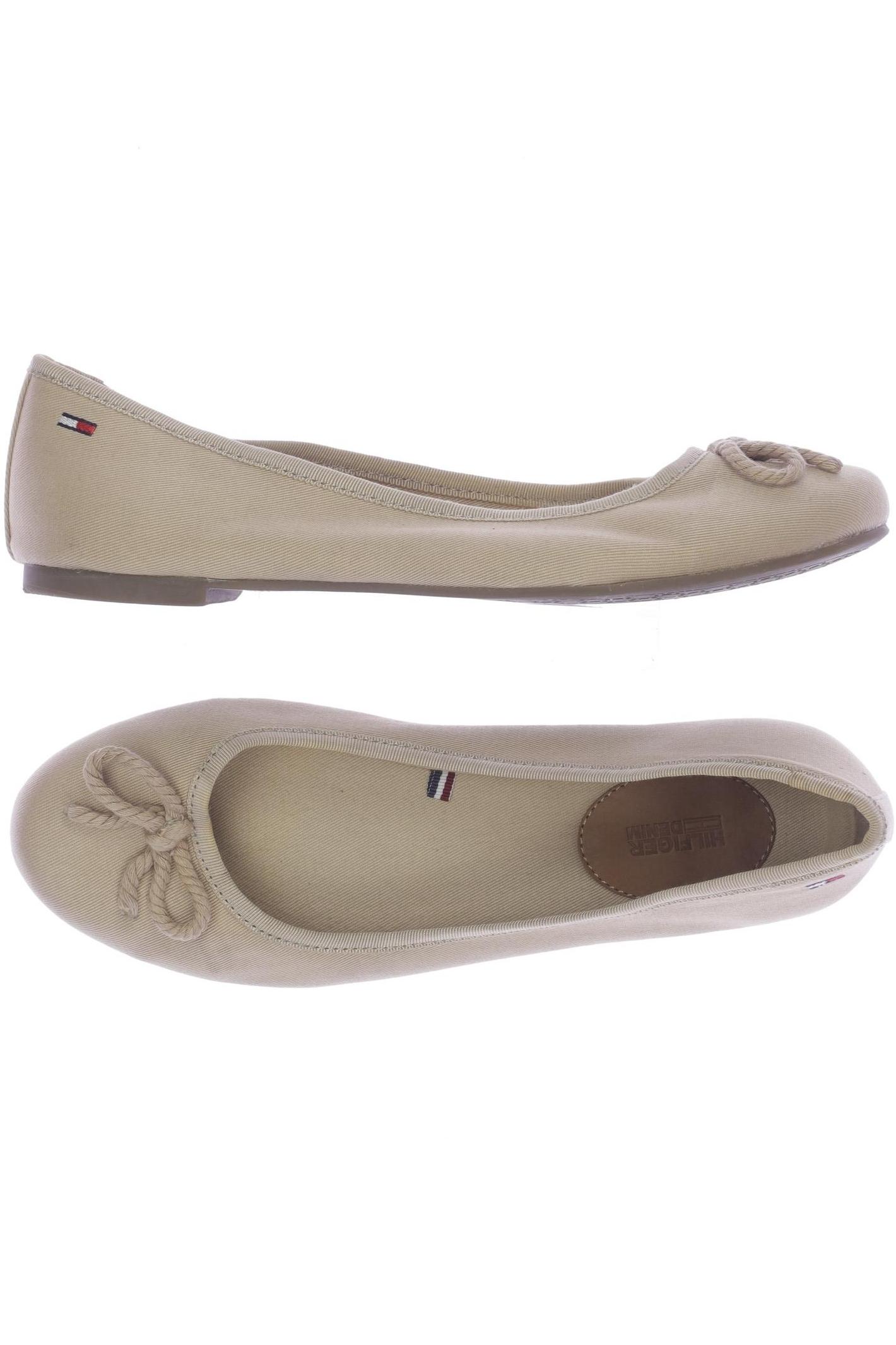 

Hilfiger Denim Damen Ballerinas, beige, Gr. 40