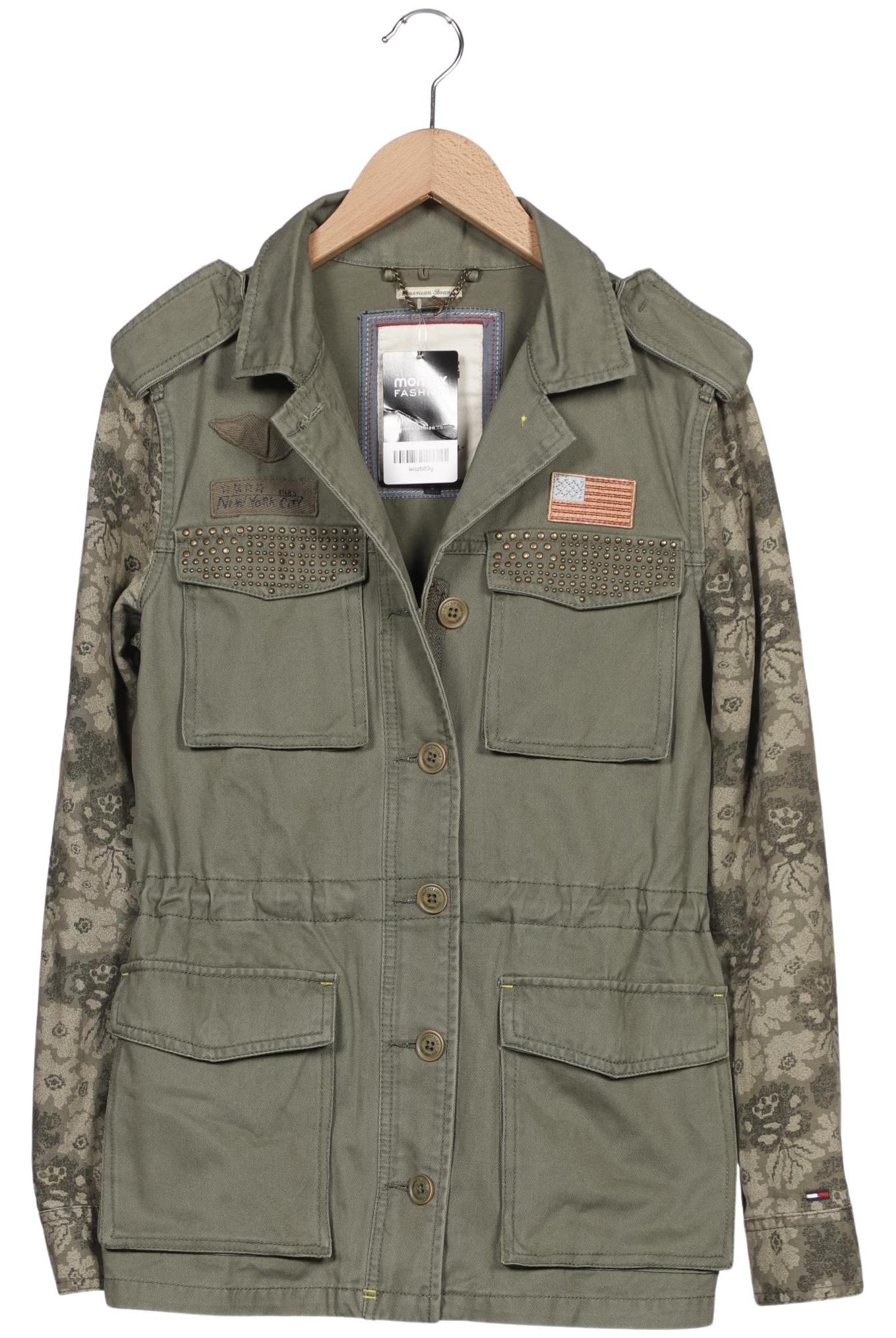 

Hilfiger Denim Damen Jacke, grün, Gr. 36