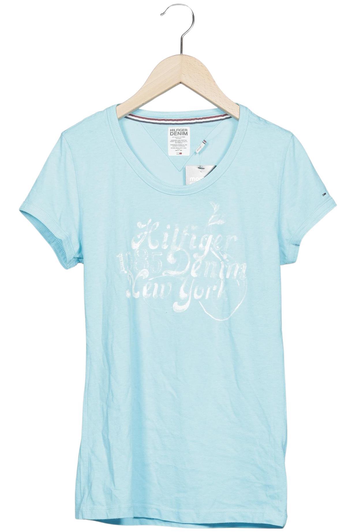 

Hilfiger Denim Damen T-Shirt, hellblau, Gr. 38