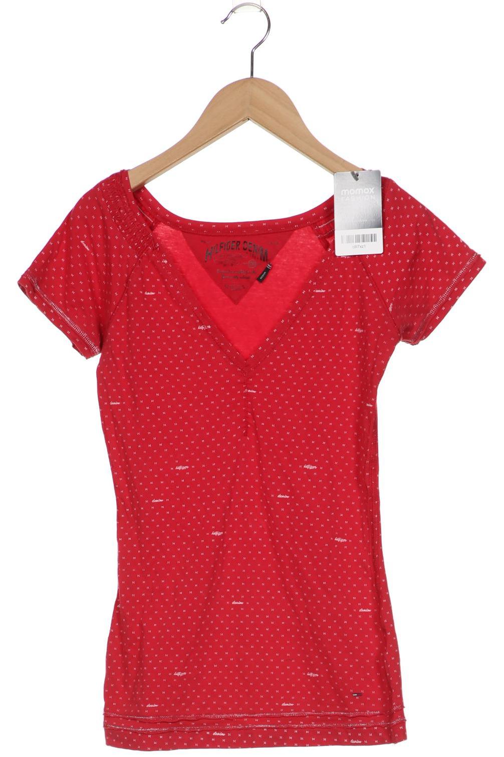 

Hilfiger Denim Damen T-Shirt, rot, Gr. 38