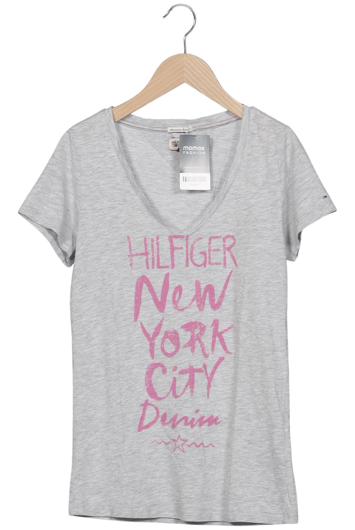 

Hilfiger Denim Damen T-Shirt, grau, Gr. 38