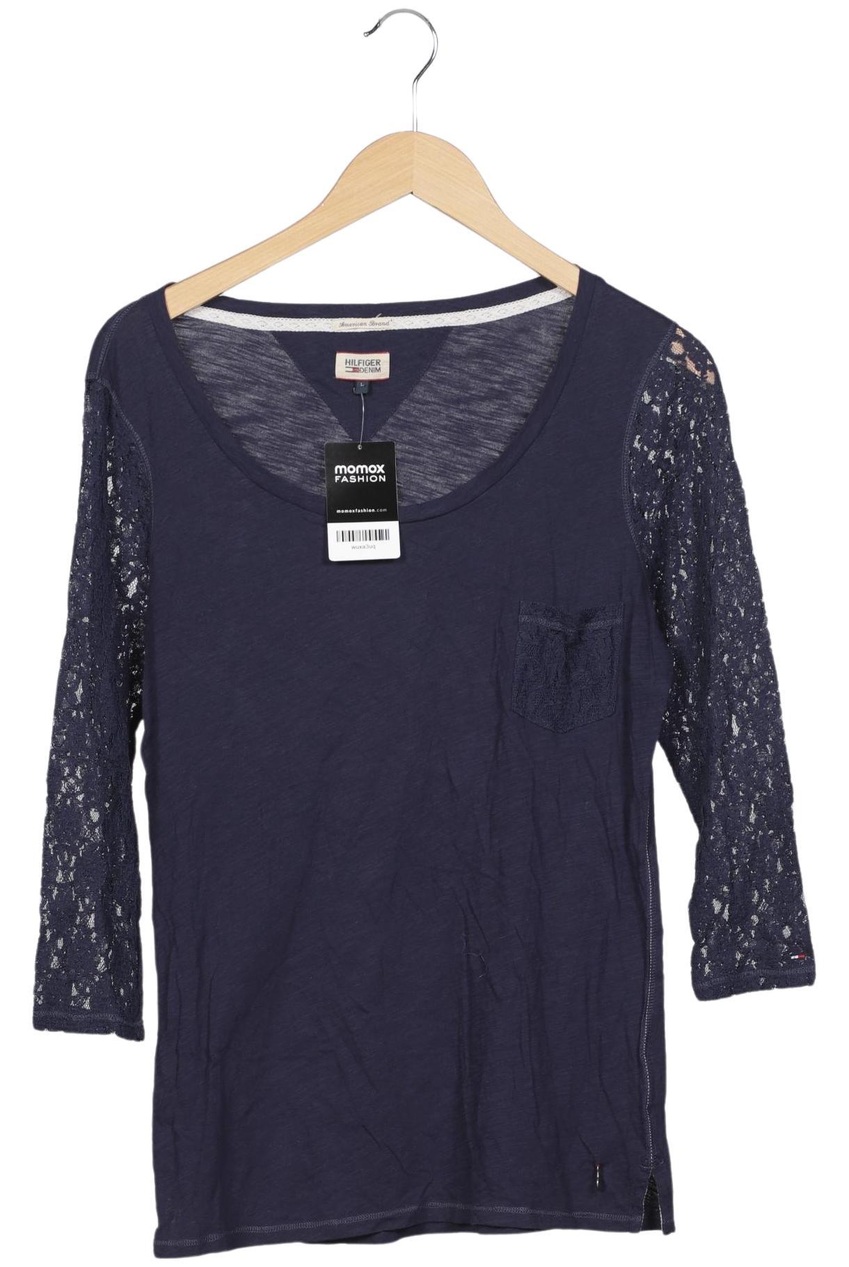 

Hilfiger Denim Damen Langarmshirt, marineblau, Gr. 42
