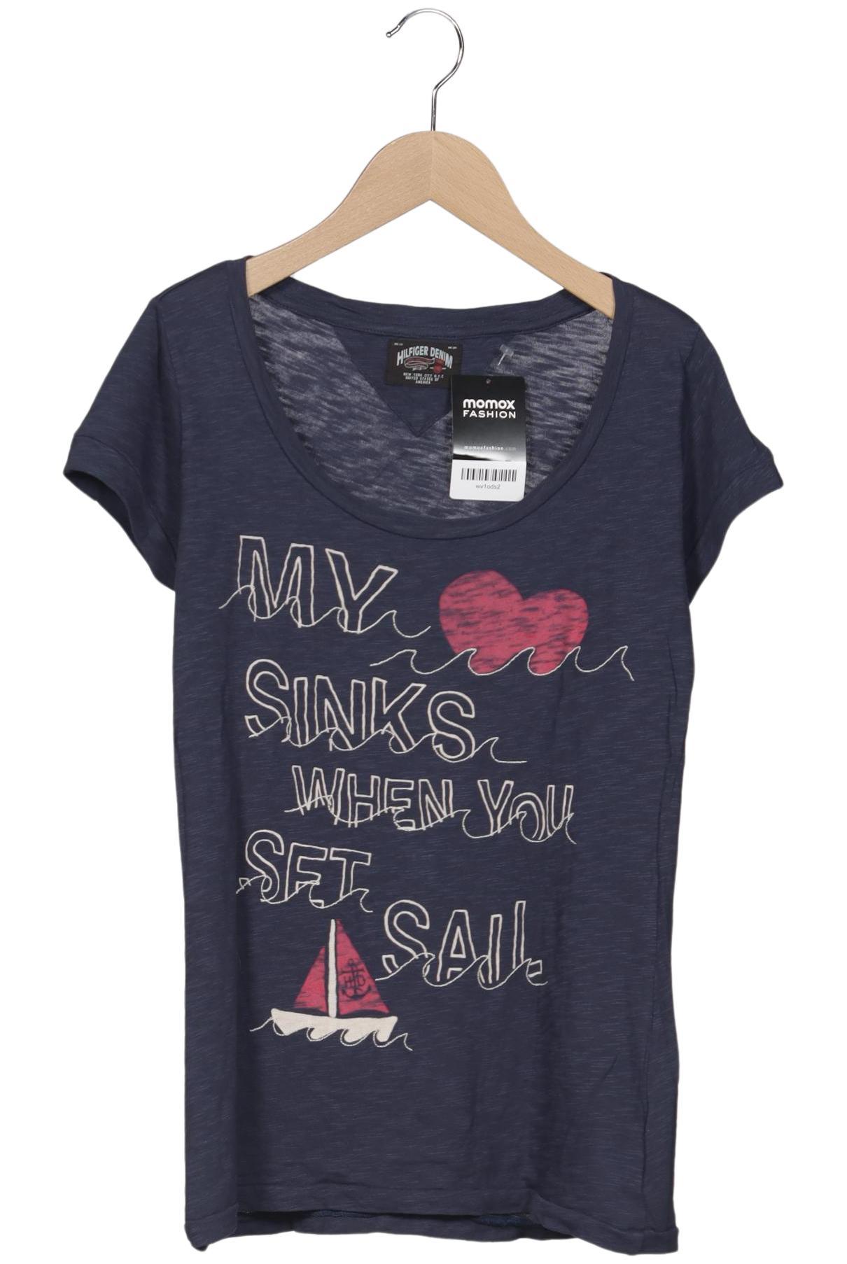 

Hilfiger Denim Damen T-Shirt, marineblau, Gr. 36
