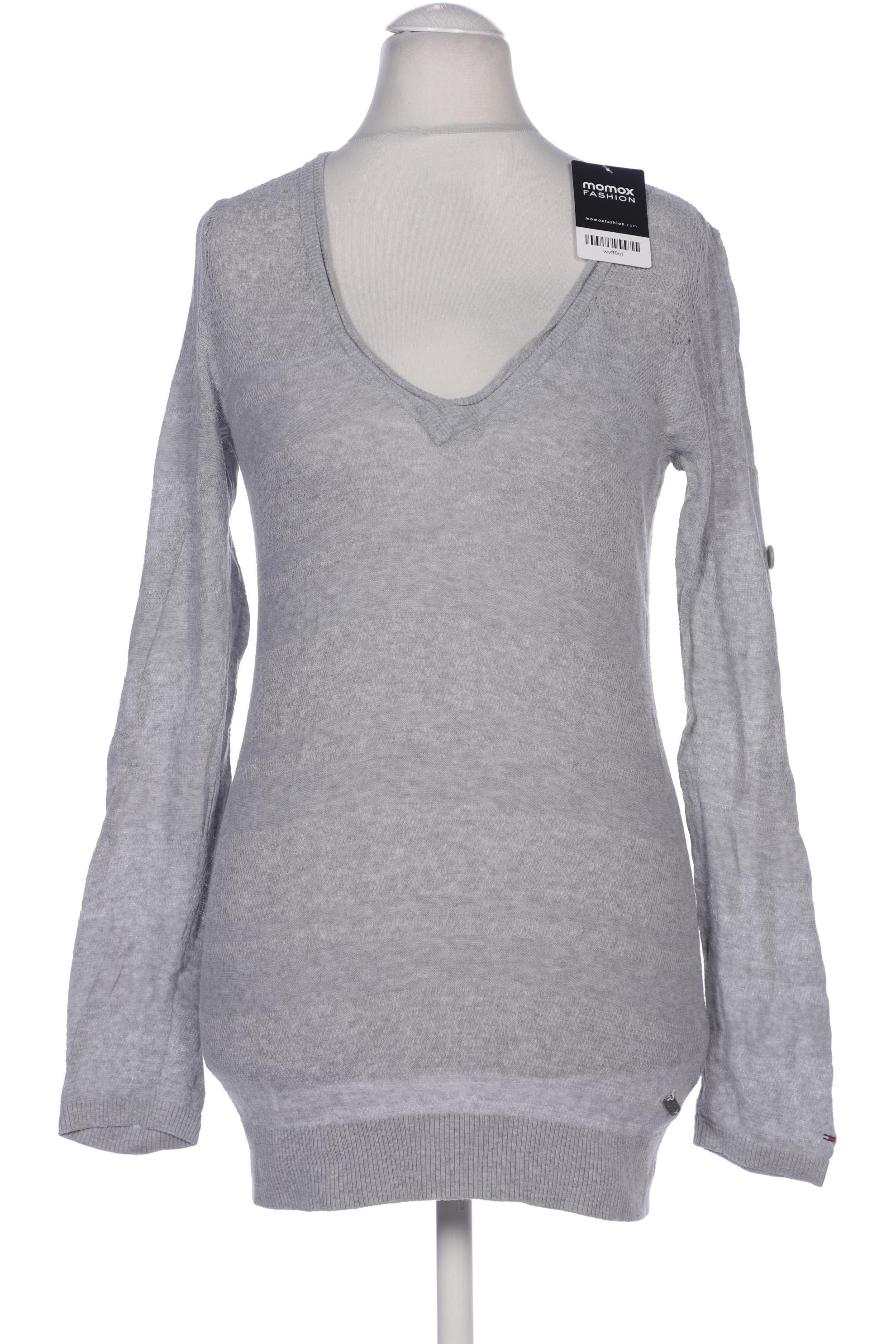 

Hilfiger Denim Damen Langarmshirt, grau, Gr. 36