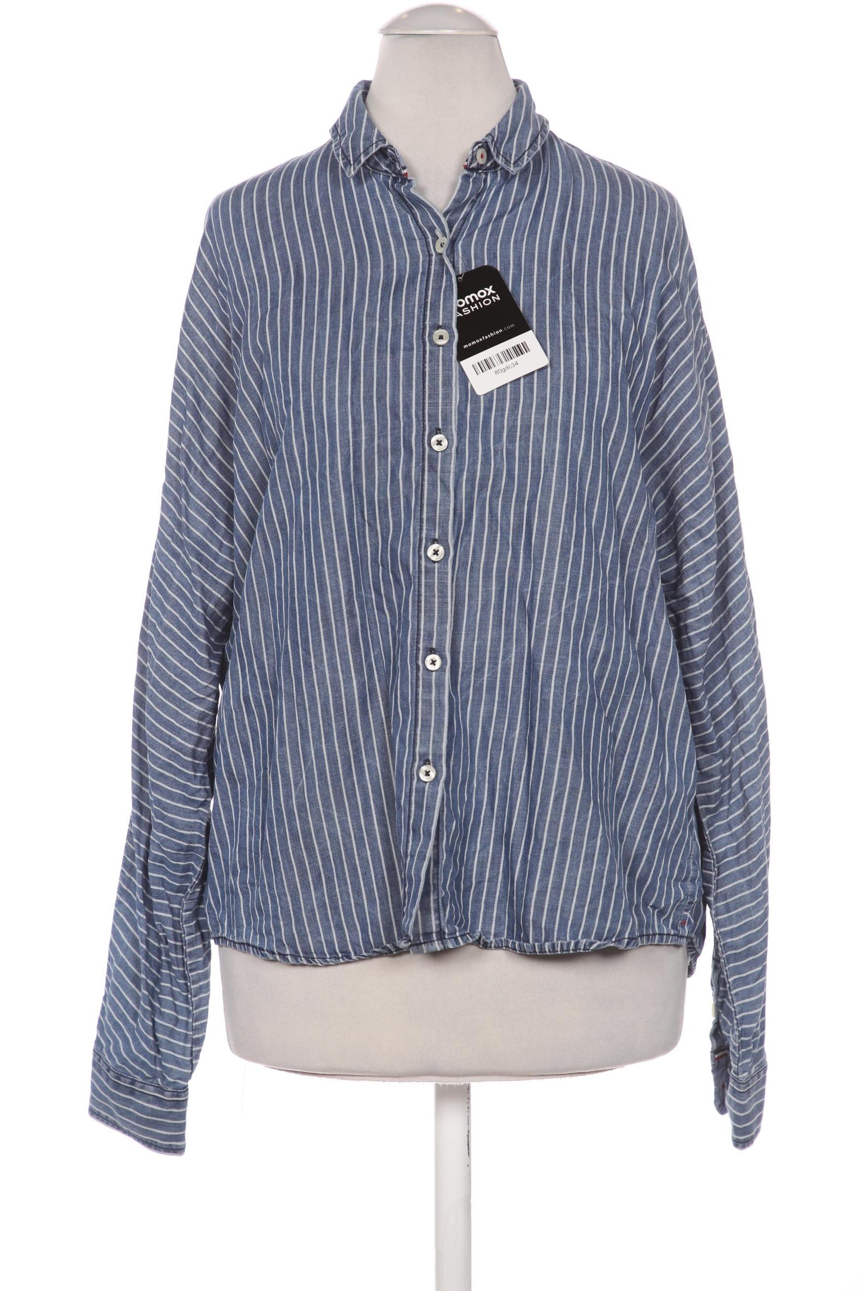 

Hilfiger Denim Damen Bluse, blau, Gr. 34