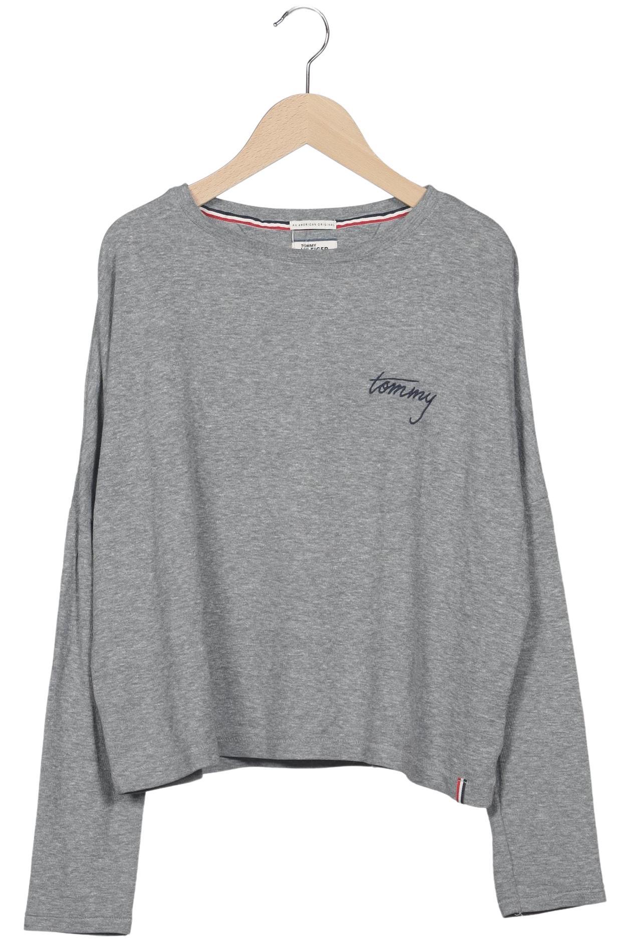 

Hilfiger Denim Damen Langarmshirt, grau, Gr. 36