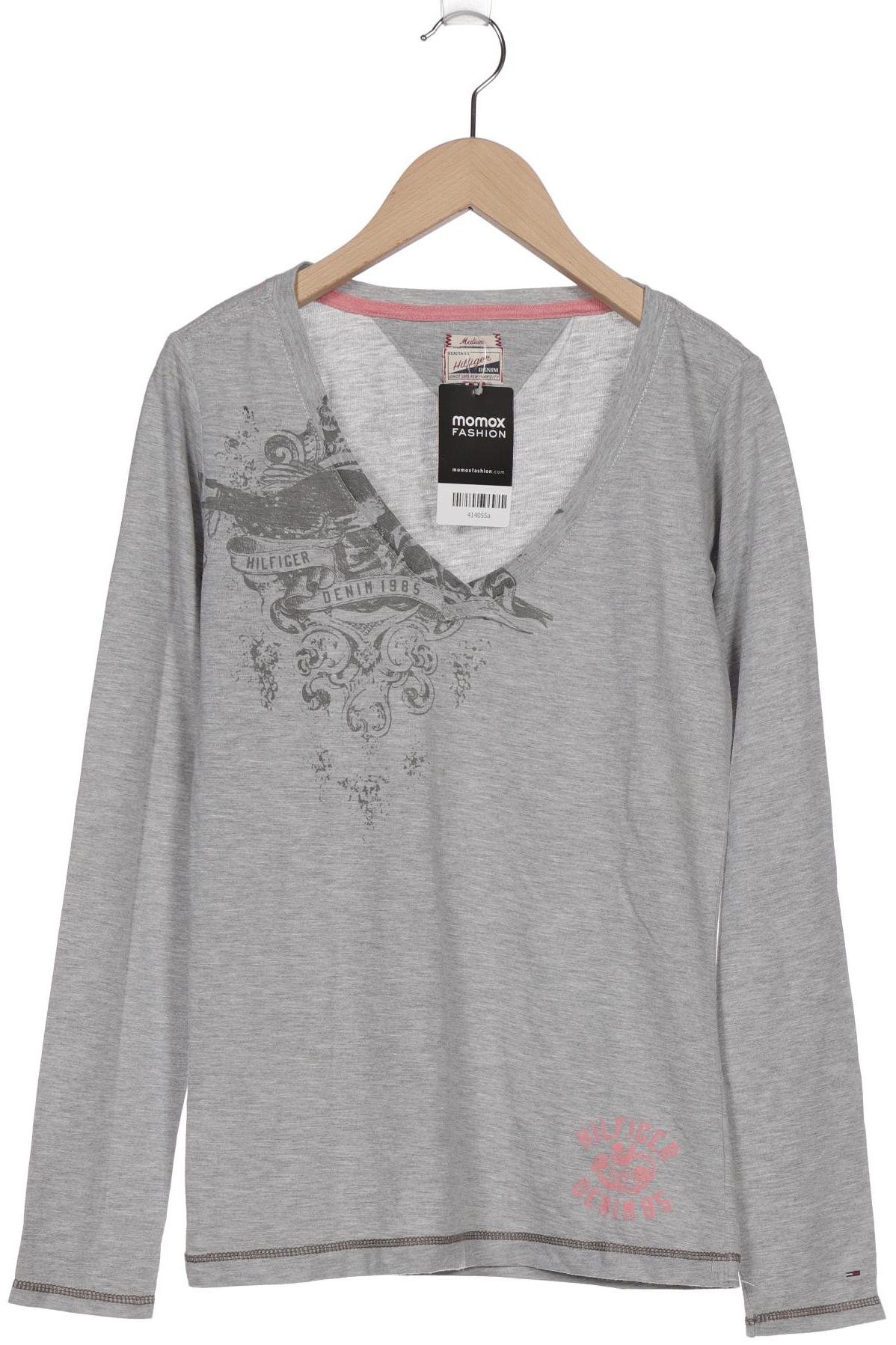 

HILFIGER DENIM Damen Langarmshirt, grau
